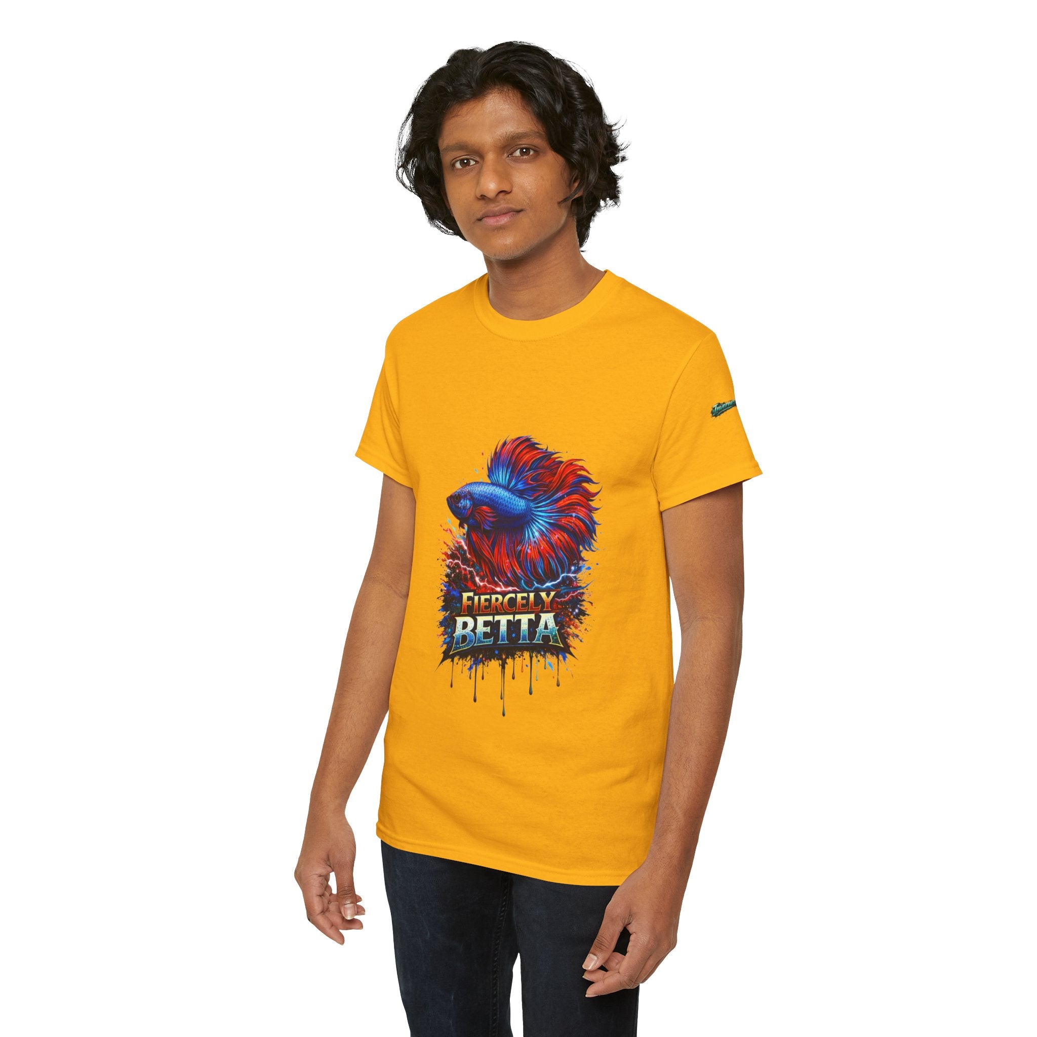 Betta Fish T-Shirt — Fiercely Betta Colorful Aquarium Fish Tee
