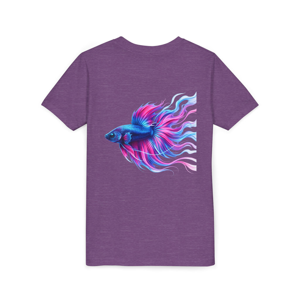 Youth Tee - Colorful Betta Fish Graphic Shirt