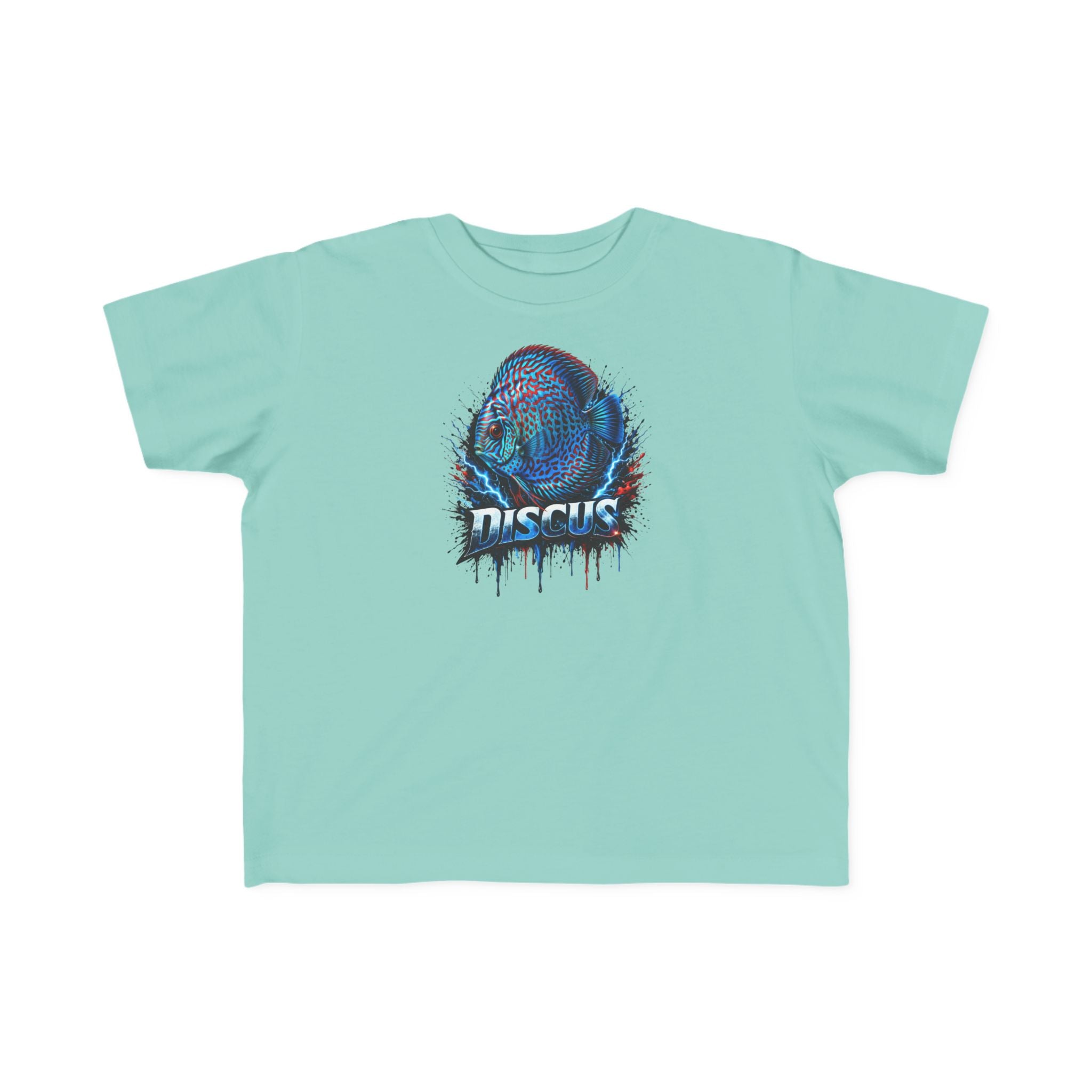 Discus Fish Toddler Tee — Colorful Aquarium Graphic Shirt