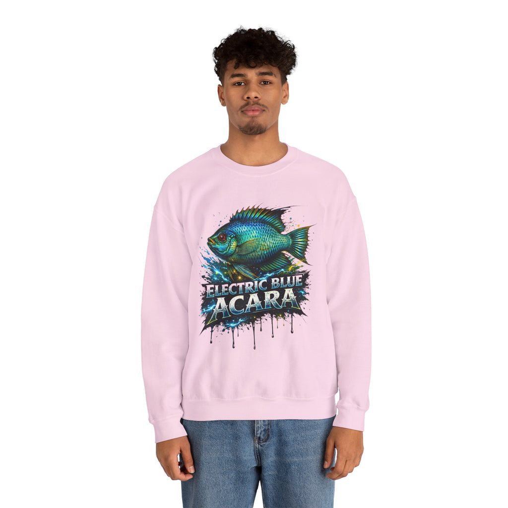 Electric Blue Acara – Heavy Blend™ Crewneck Sweatshirt