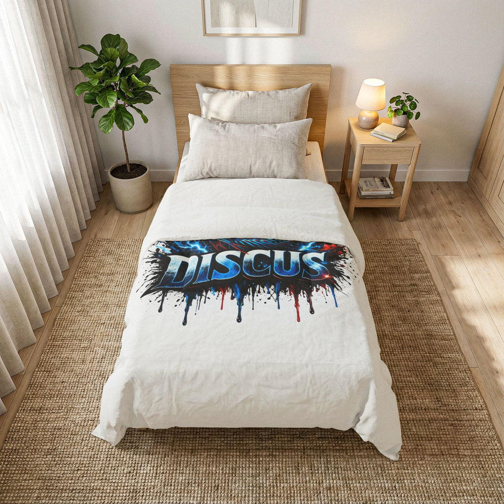 Discus Fish Cotton Comforter – Vibrant Aquarium Bedding for Fish Enthusiasts