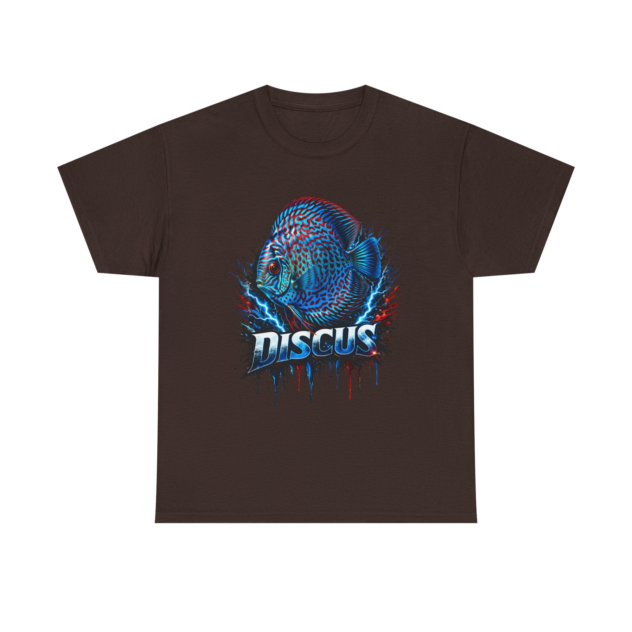 Discus Fish Graphic Tee - Vibrant Aquarium Fish Shirt
