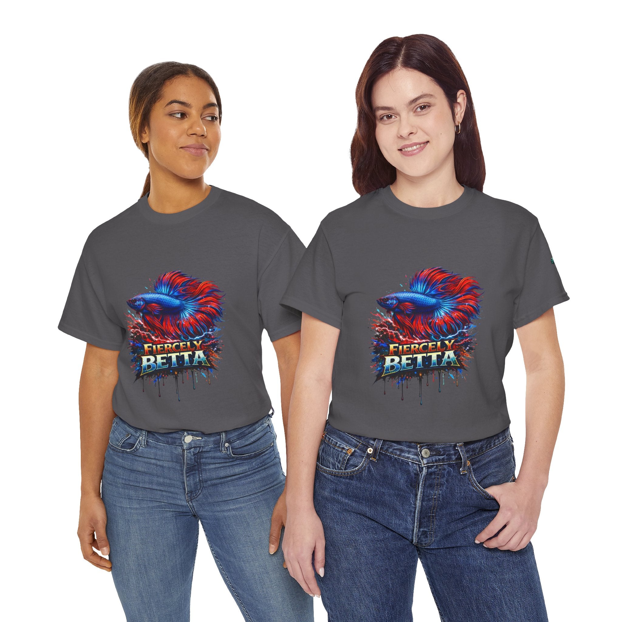 Betta Fish T-Shirt — Fiercely Betta Colorful Aquarium Fish Tee