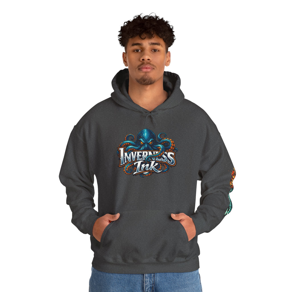 Electric Paint Betta — Artisan Series Hoodie — Inverness Ink Graphic Pullover