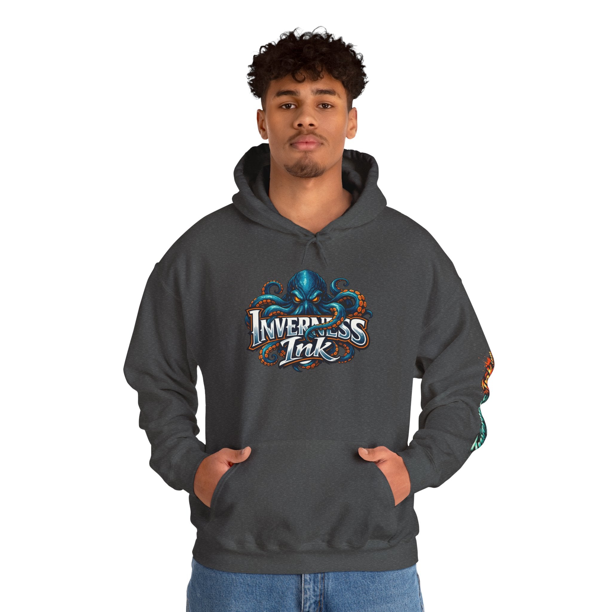 Electric Paint Betta — Artisan Series Hoodie — Inverness Ink Graphic Pullover