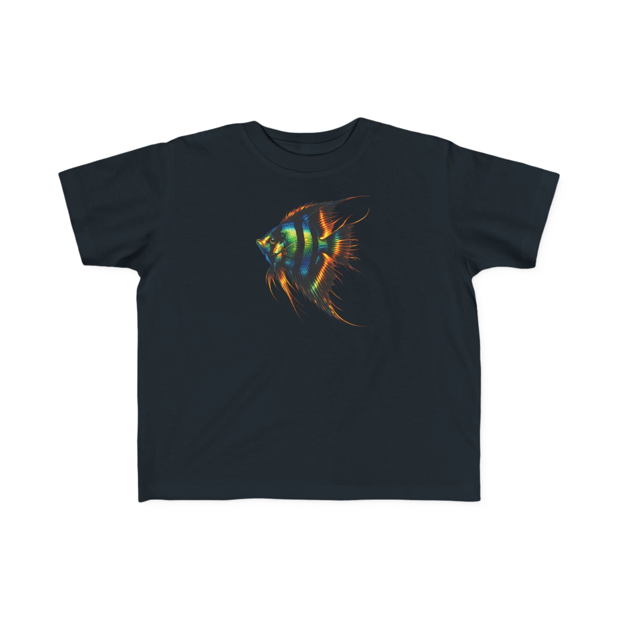 Toddler Fish Tee — Colorful Angelfish Graphic Kids Shirt