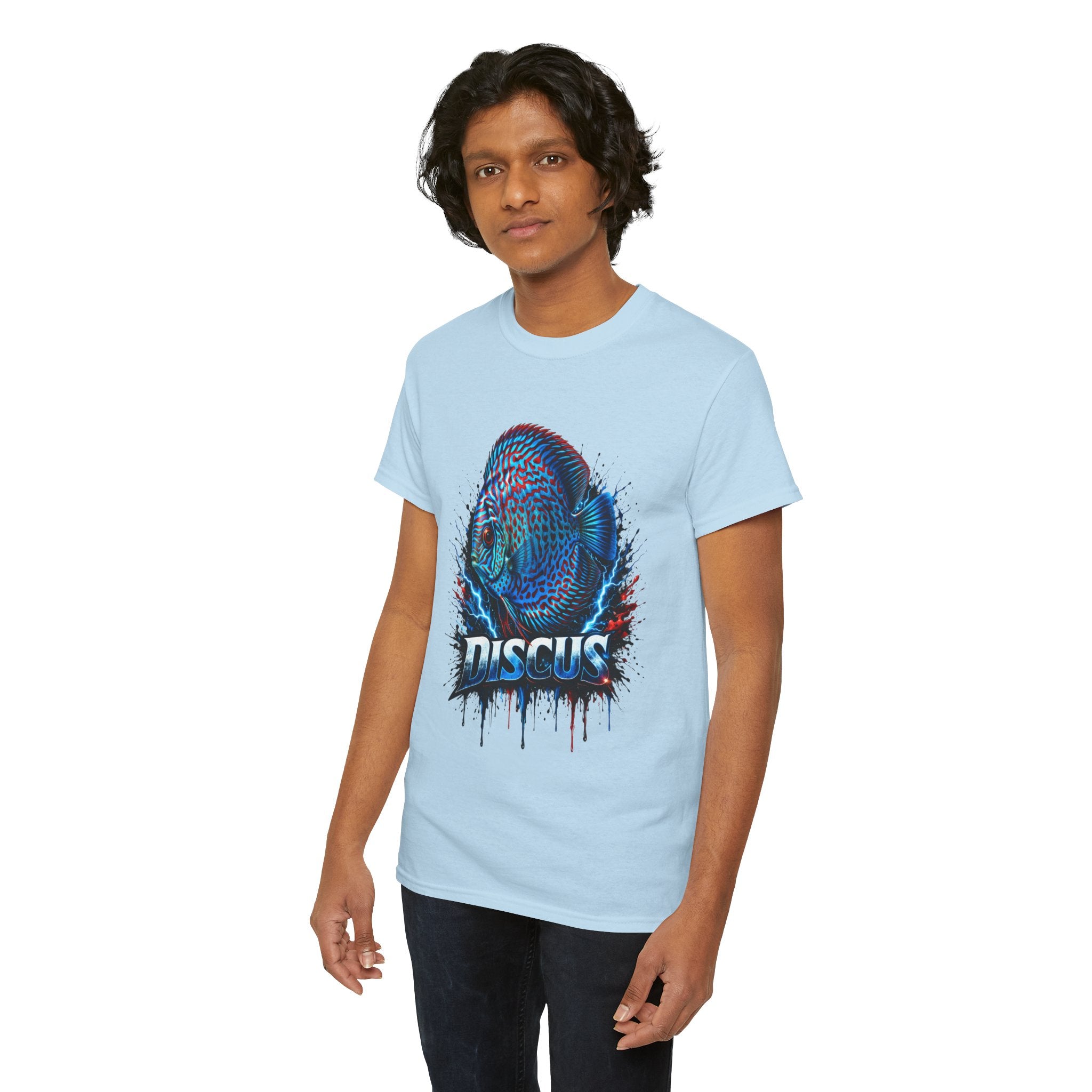 Discus Fish Graphic Tee - Vibrant Aquarium Fish Shirt