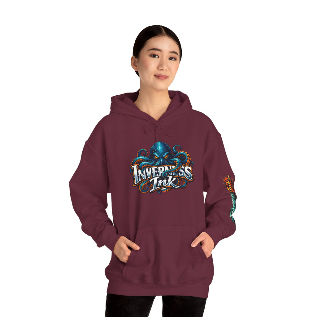 Electric Paint Betta — Artisan Series Hoodie — Inverness Ink Graphic Pullover