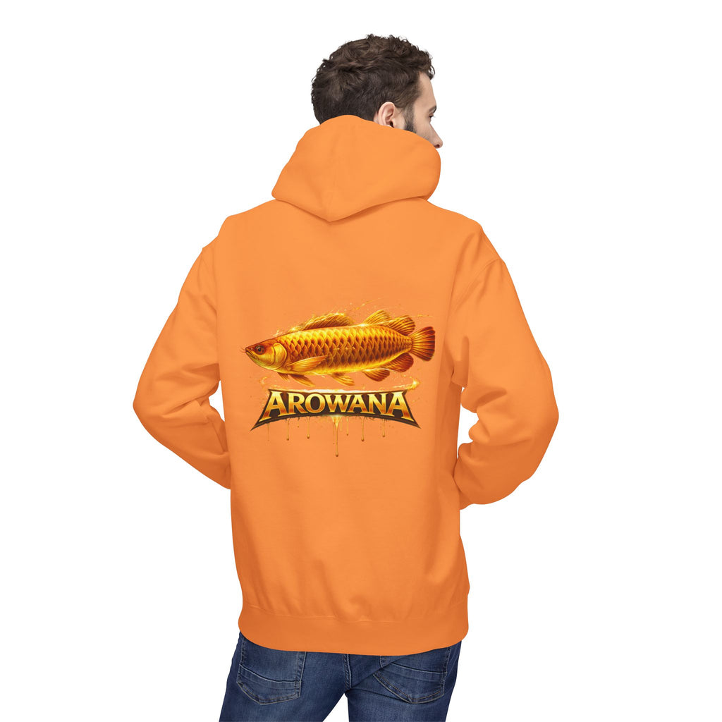 Arowana Fish Graphic Hoodie – Golden Arowana Design