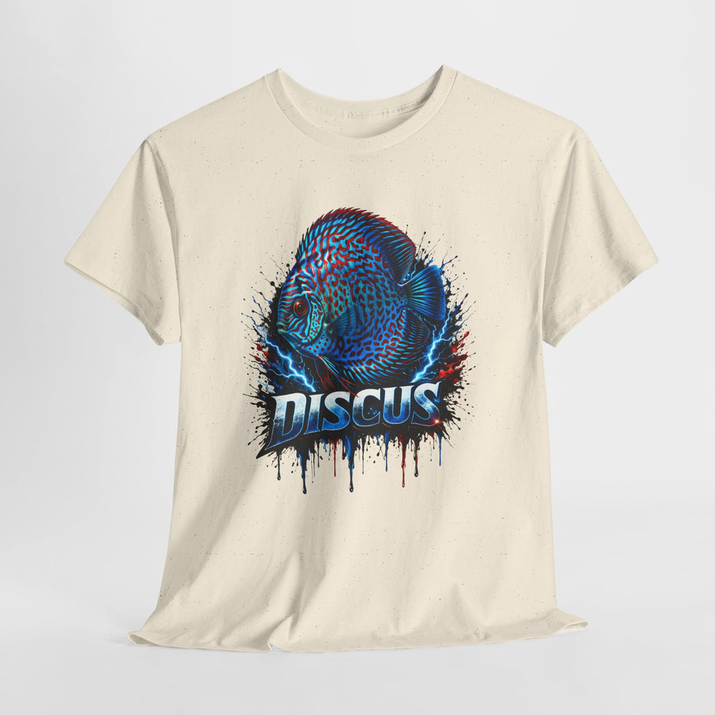 Discus Fish Graphic Tee - Vibrant Aquarium Fish Shirt