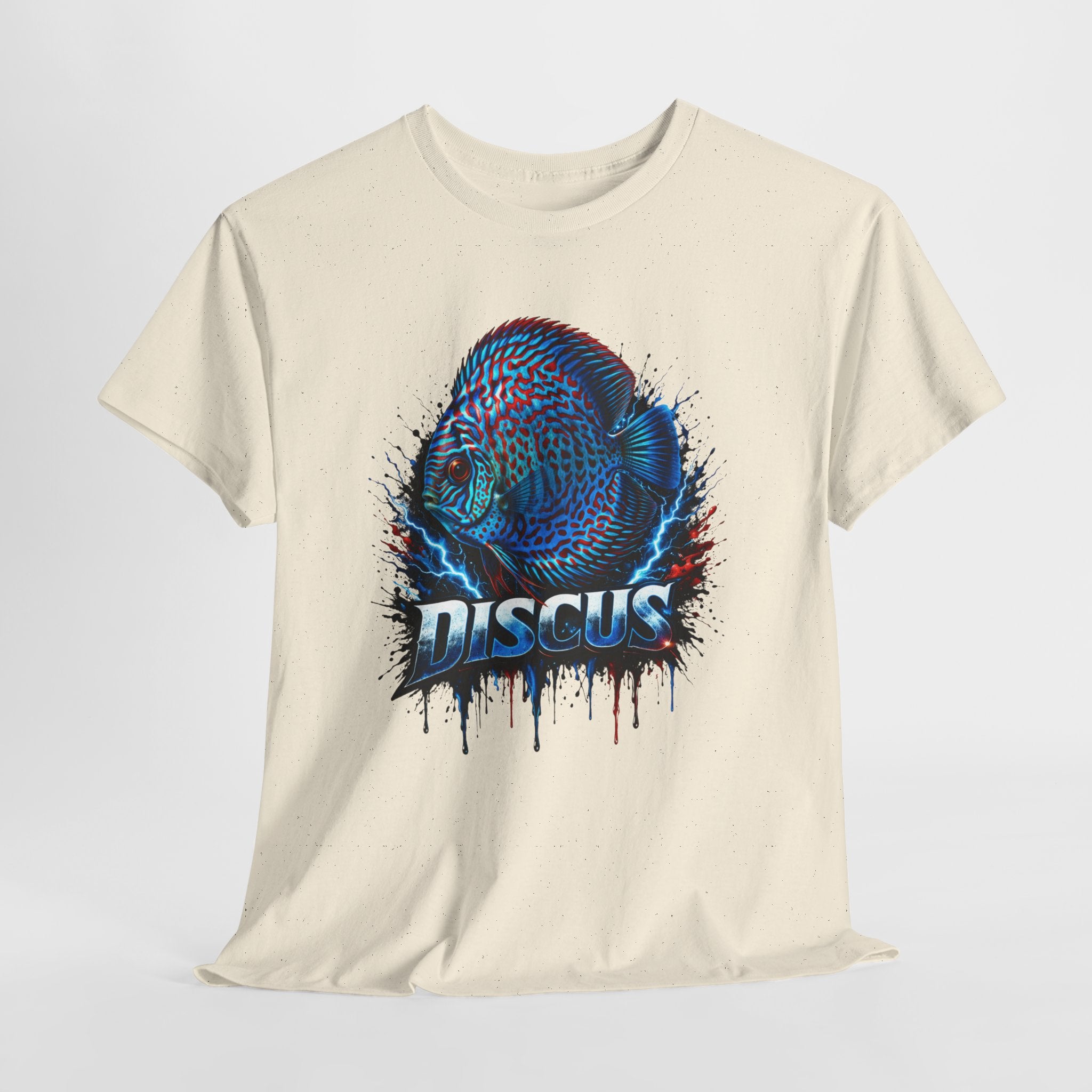 Discus Fish Graphic Tee - Vibrant Aquarium Fish Shirt
