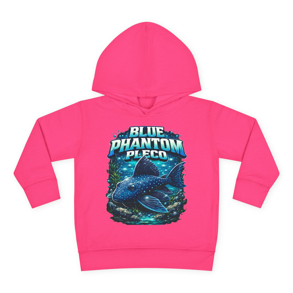 Toddler Hoodie — 'Blue Phantom Pleco' Cute Aquarium Fish Pullover