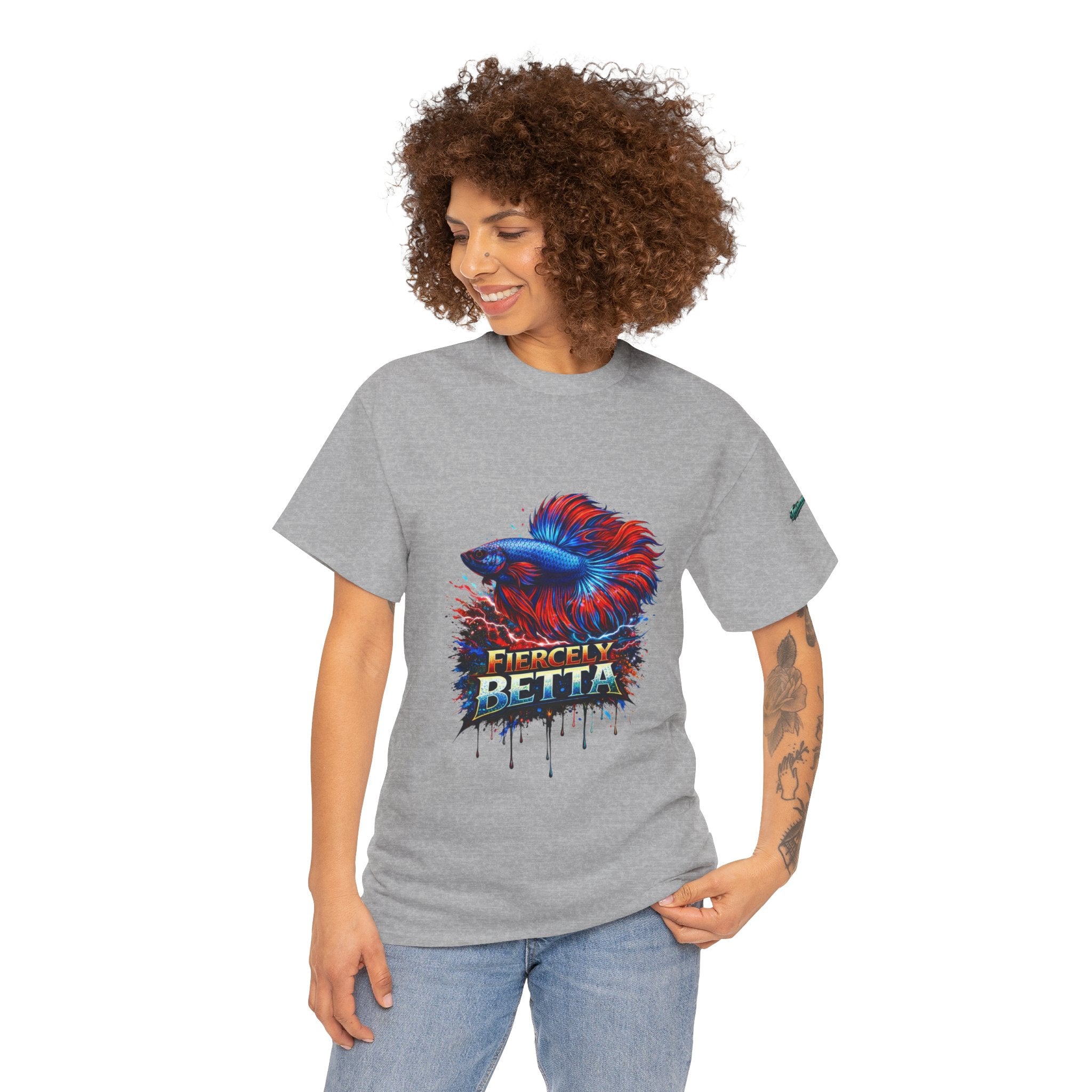 Betta Fish T-Shirt — Fiercely Betta Colorful Aquarium Fish Tee