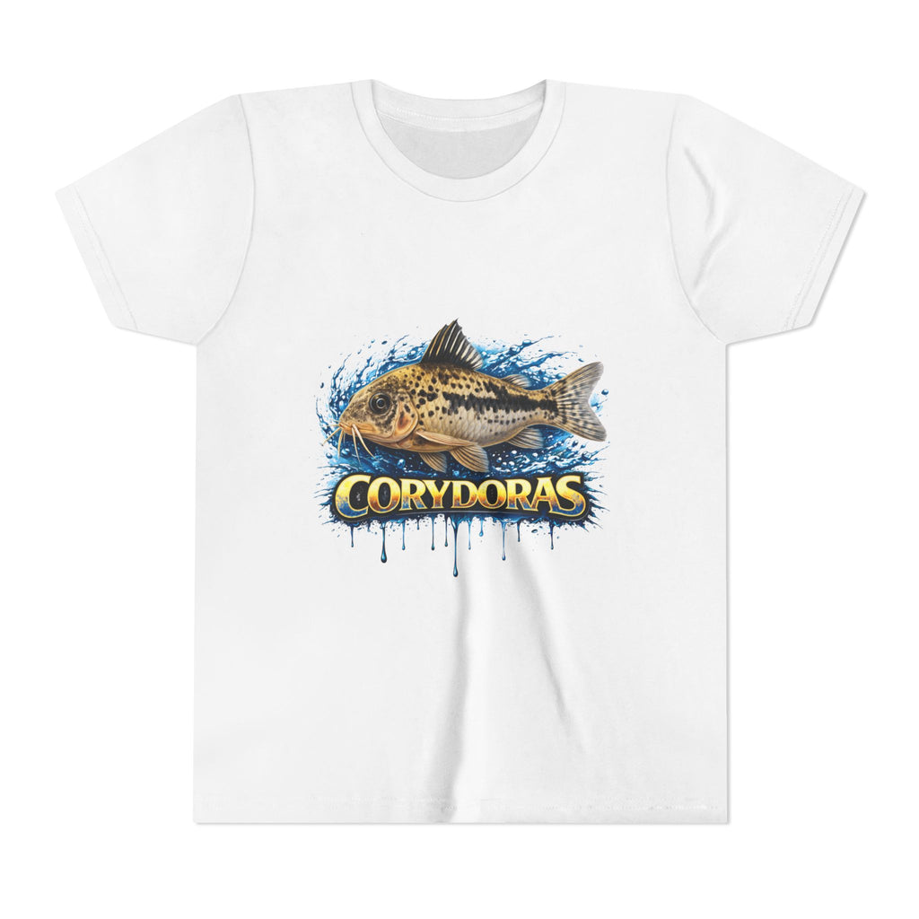Corydoras Fish Youth Tee – Cute Aquarium Catfish Graphic Shirt
