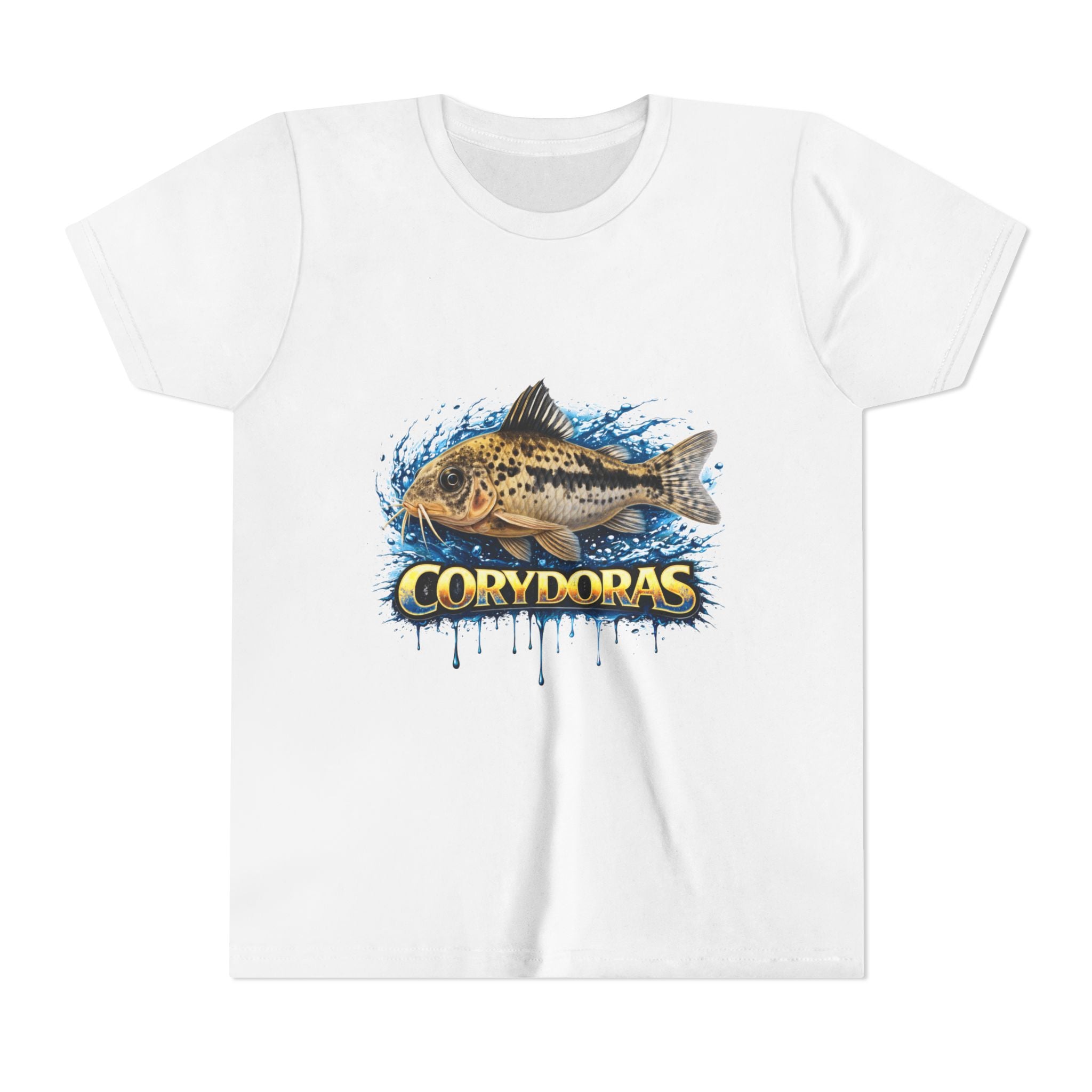 Corydoras Fish Youth Tee – Cute Aquarium Catfish Graphic Shirt