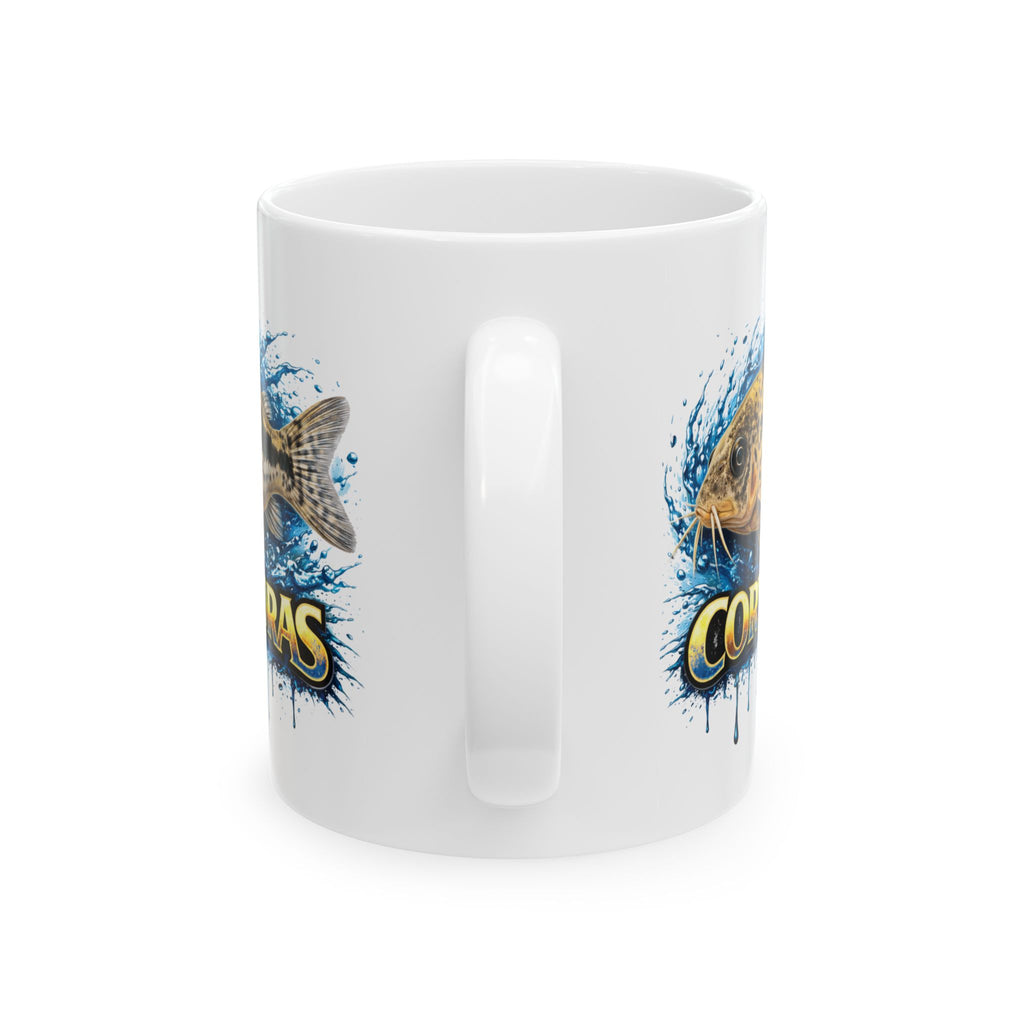 Peppered Cory – Premium Glossy Ceramic Mug — Aquarium Lover Coffee Cup (11oz/15oz)