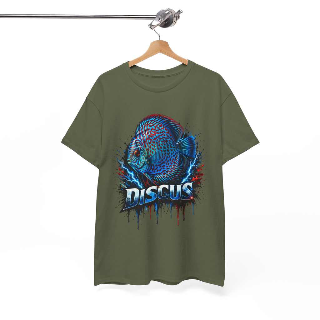 Discus Fish Graphic Tee - Vibrant Aquarium Fish Shirt
