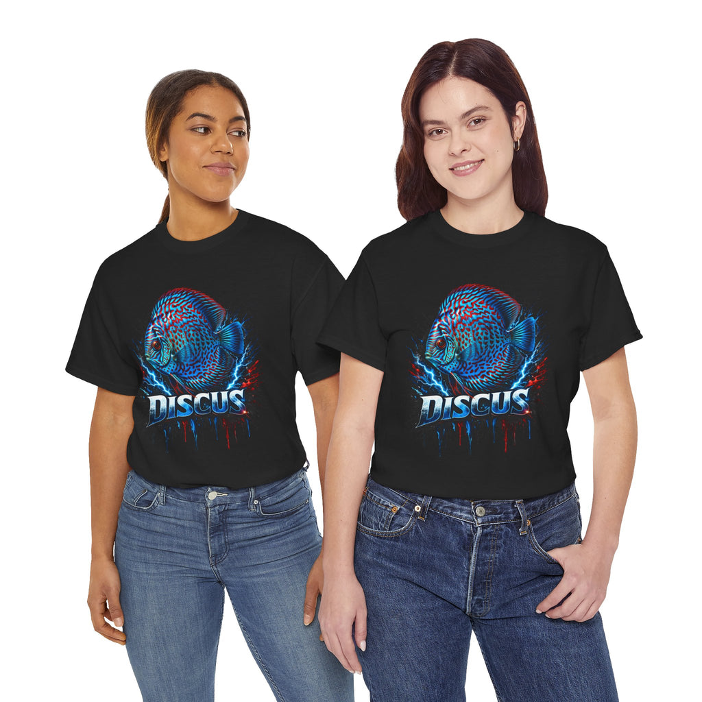 Discus Fish Graphic Tee - Vibrant Aquarium Fish Shirt
