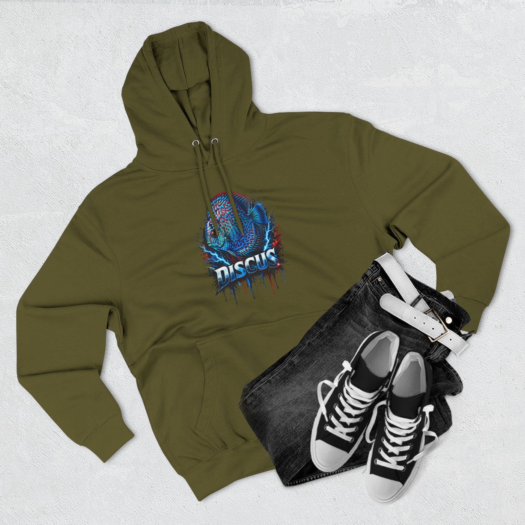 Electric Discus – Premium "Lightning" Lane Seven Hoodie
