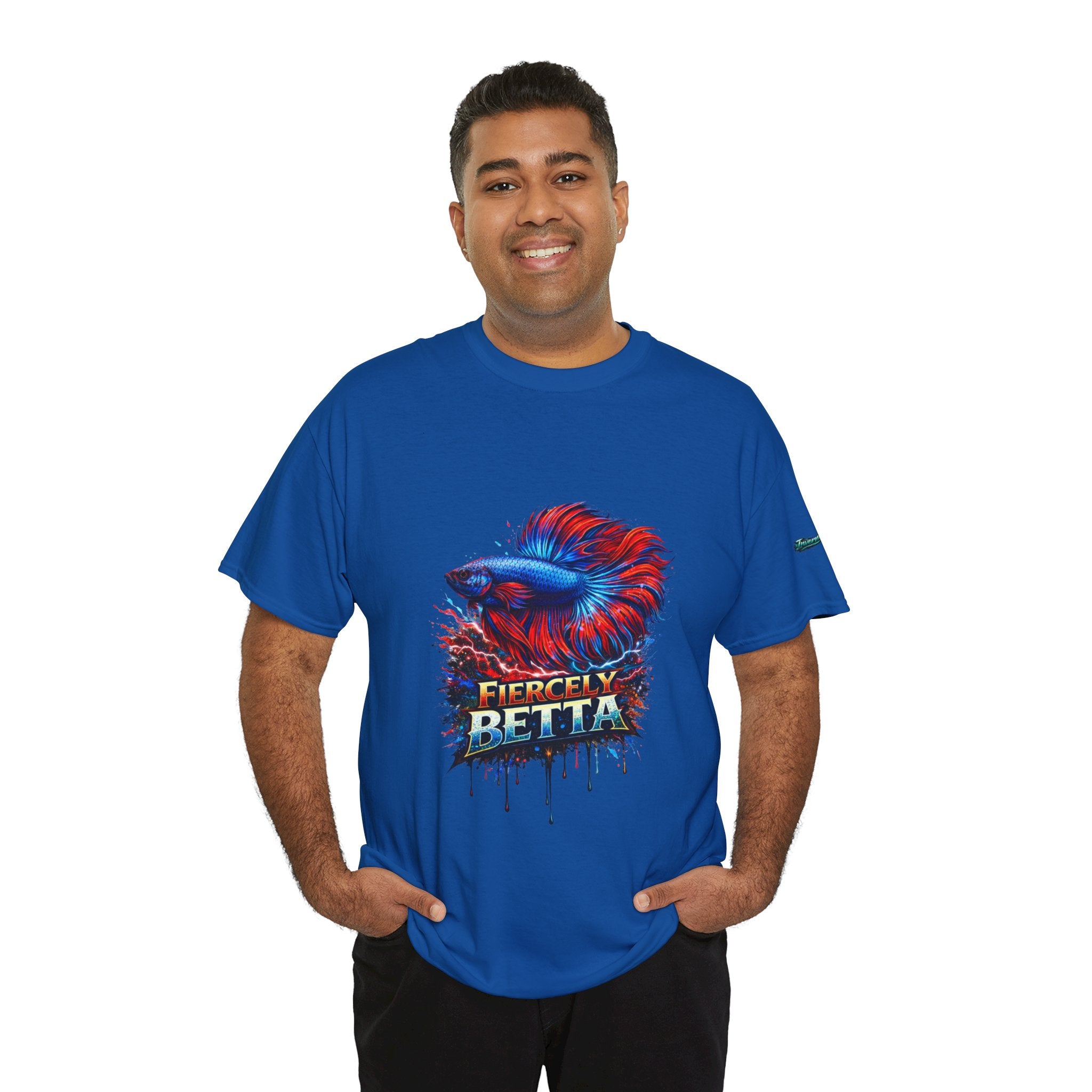Betta Fish T-Shirt — Fiercely Betta Colorful Aquarium Fish Tee