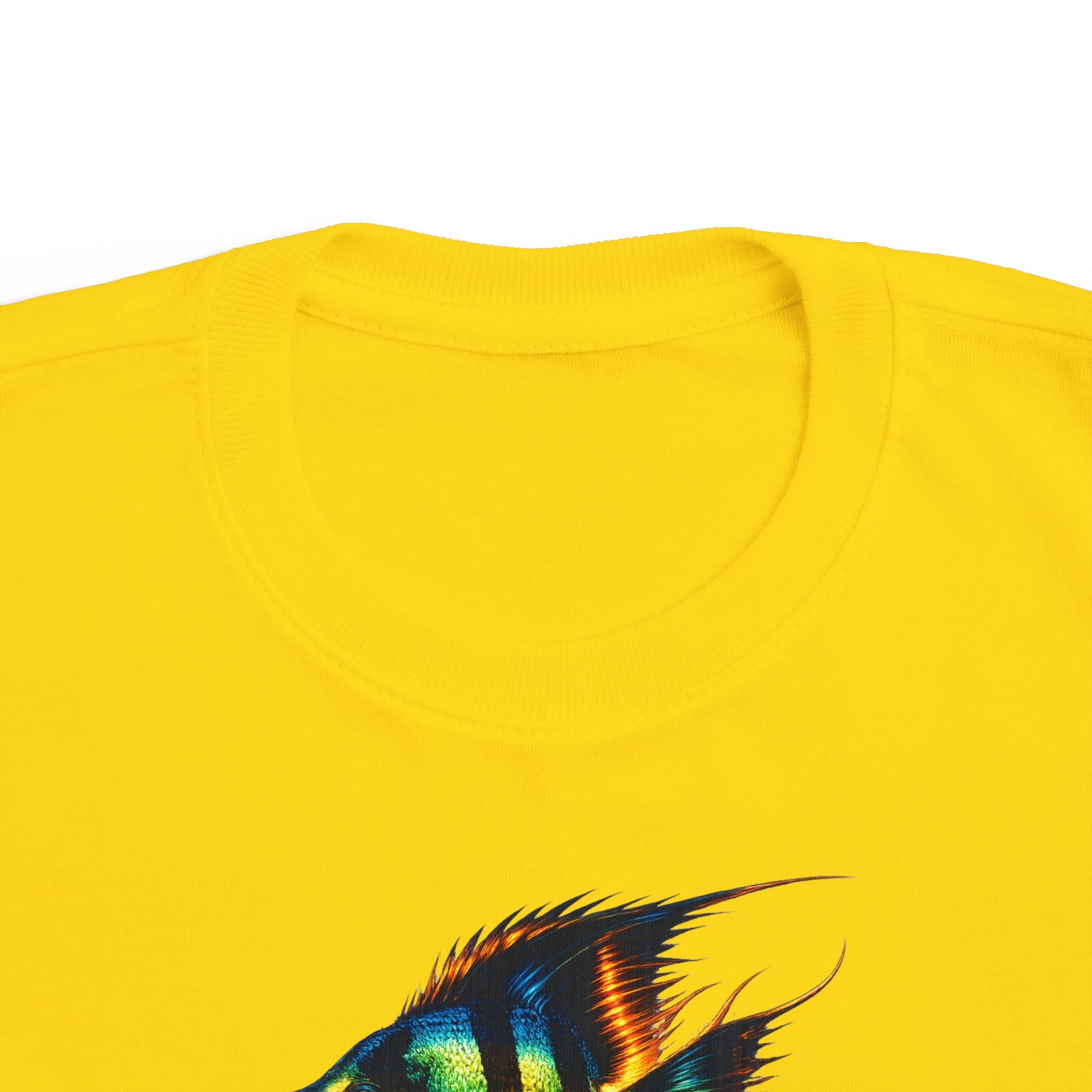 Toddler Fish Tee — Colorful Angelfish Graphic Kids Shirt