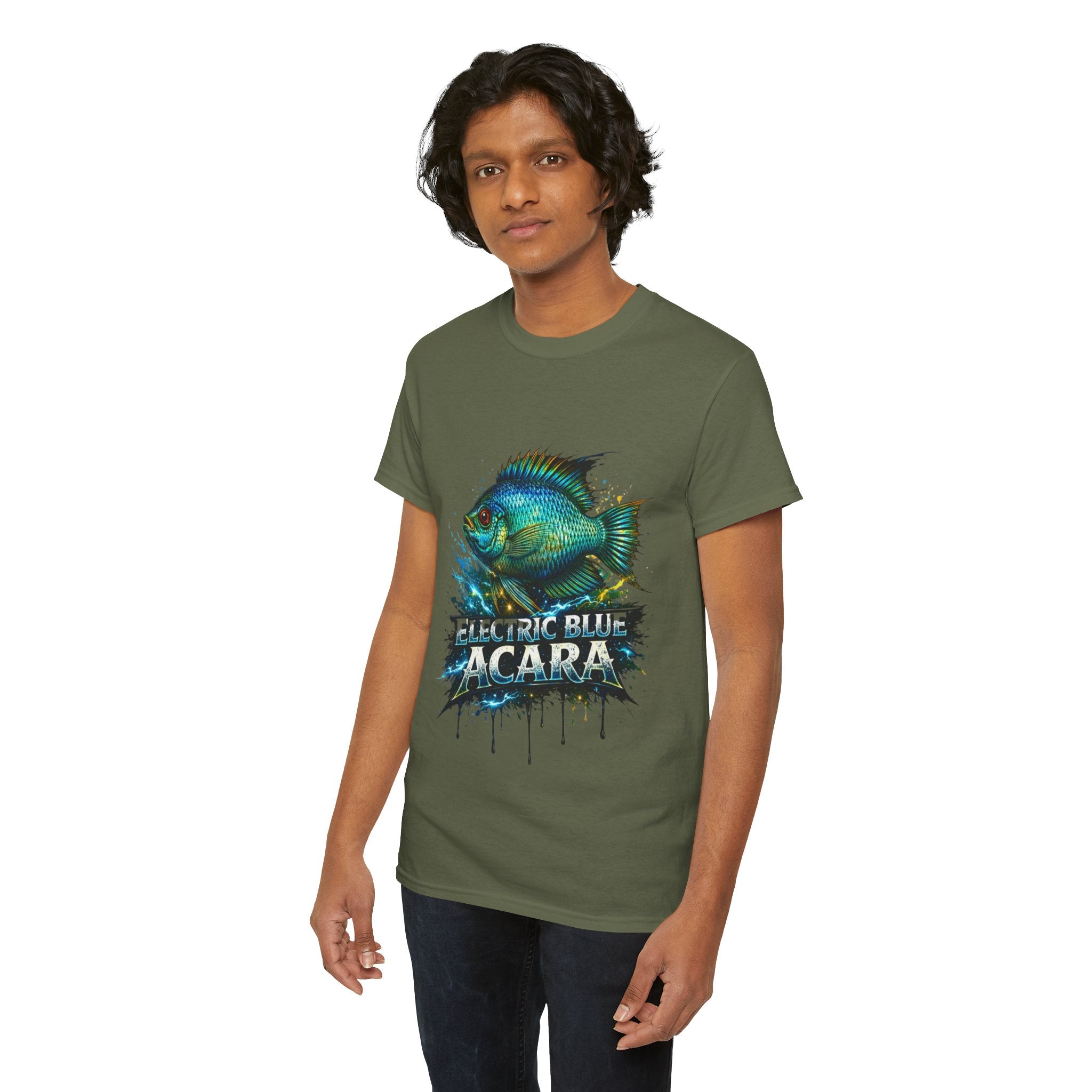 Electric Blue Acara – Premium Graphic Tee