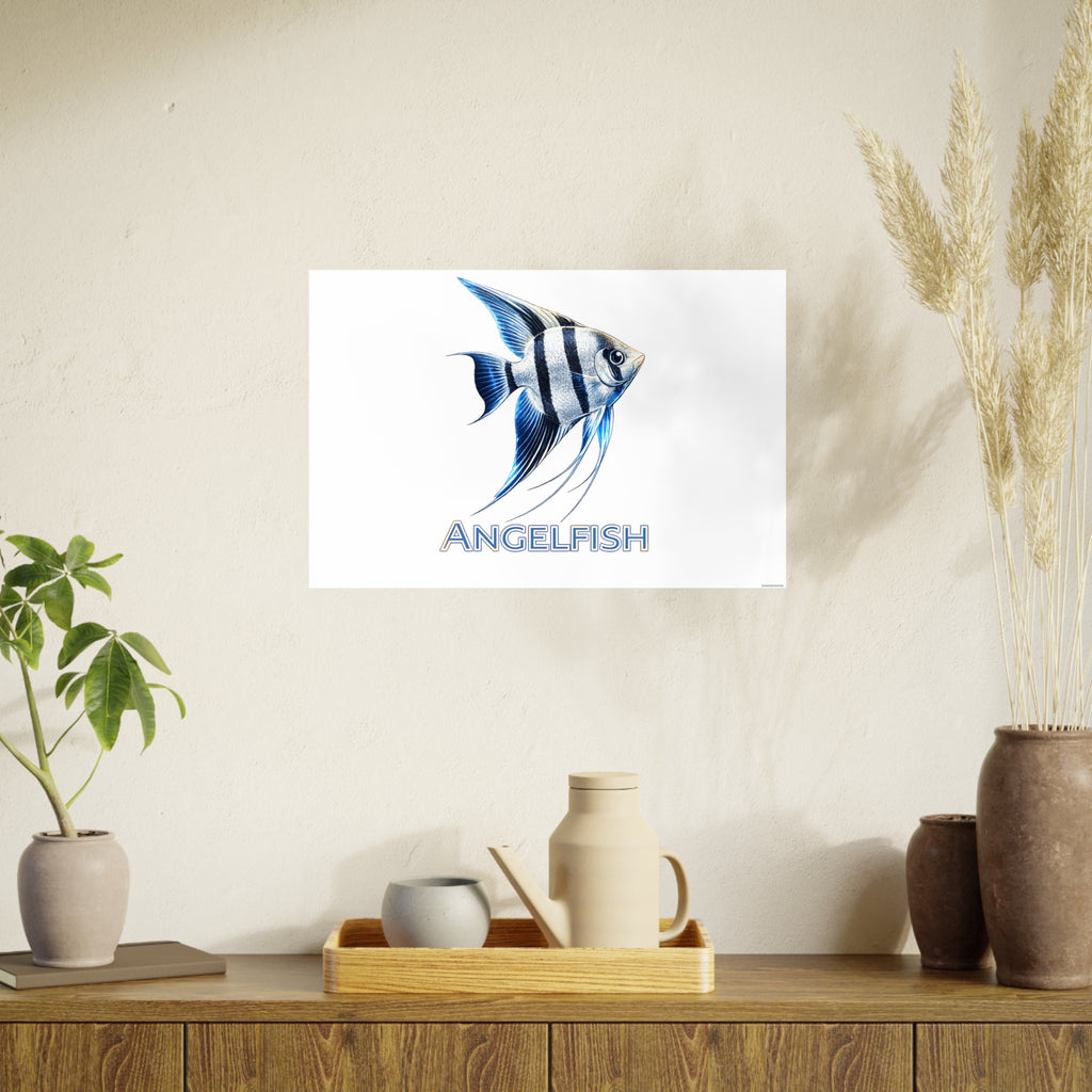 Angelfish – Premium Satin Photo Art Poster