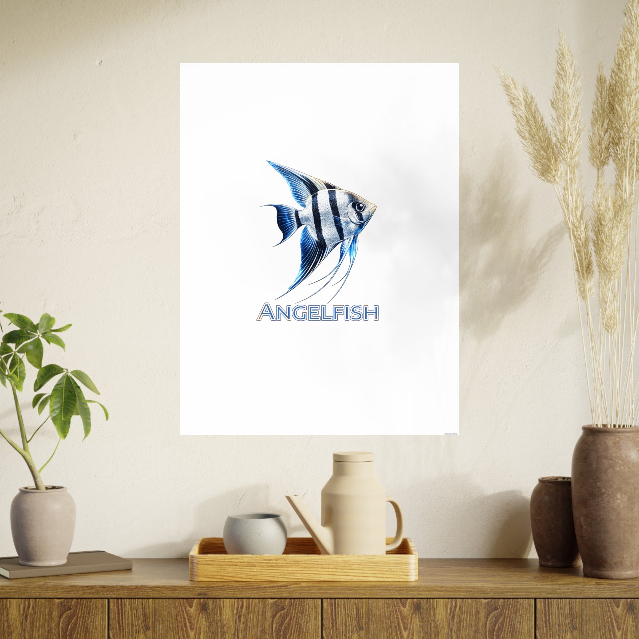 Angelfish – Premium Satin Photo Art Poster