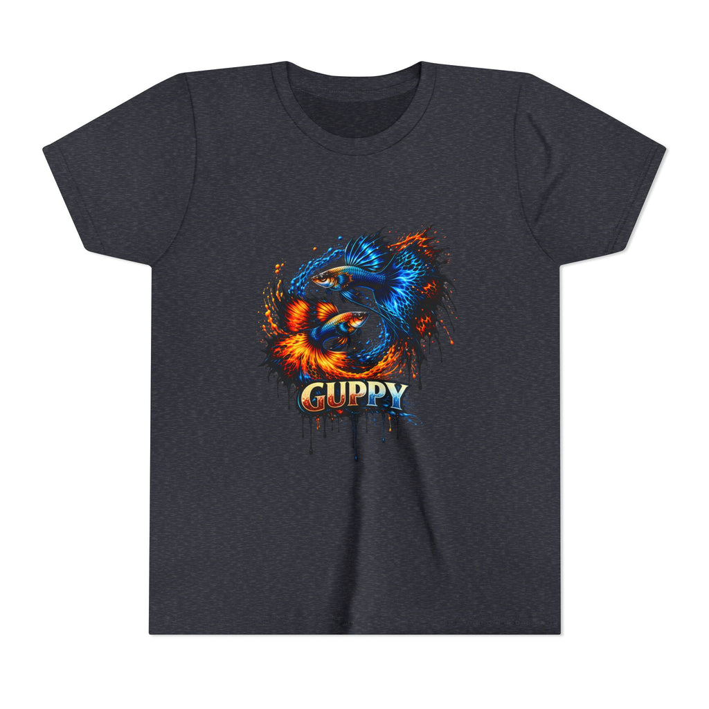 Fire & Ice Guppy – Youth "Neon Flare" Premium Tee
