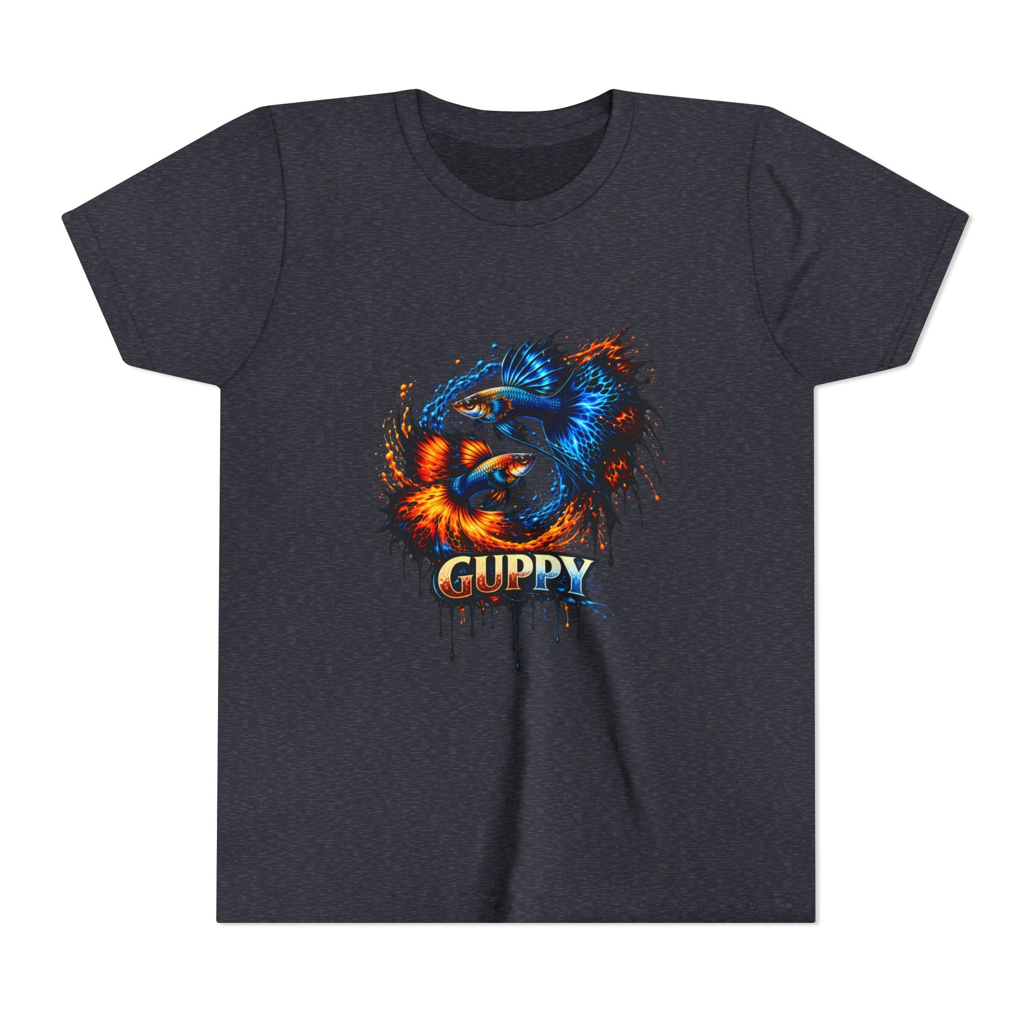 Fire & Ice Guppy – Youth "Neon Flare" Premium Tee