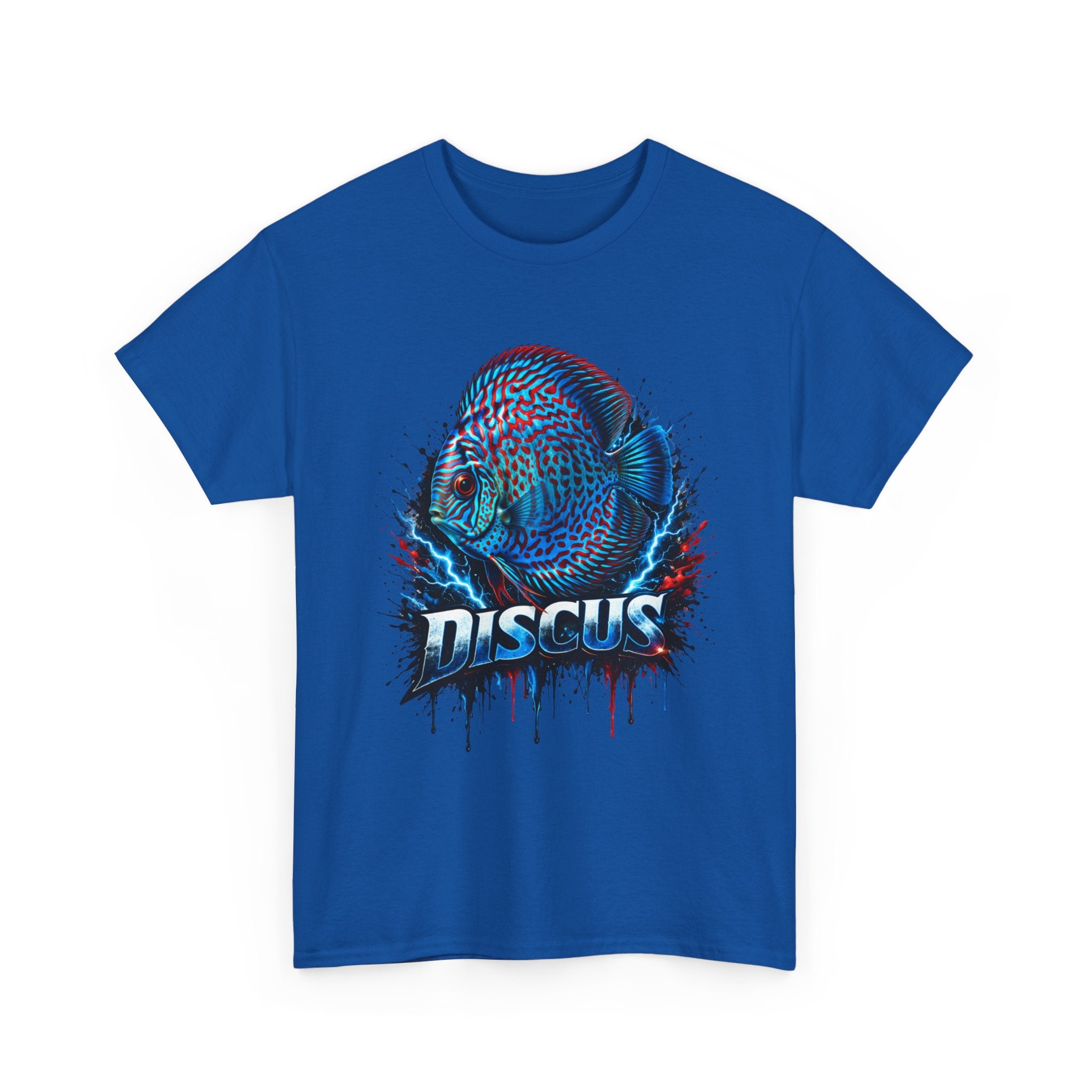 Discus Fish Graphic Tee - Vibrant Aquarium Fish Shirt