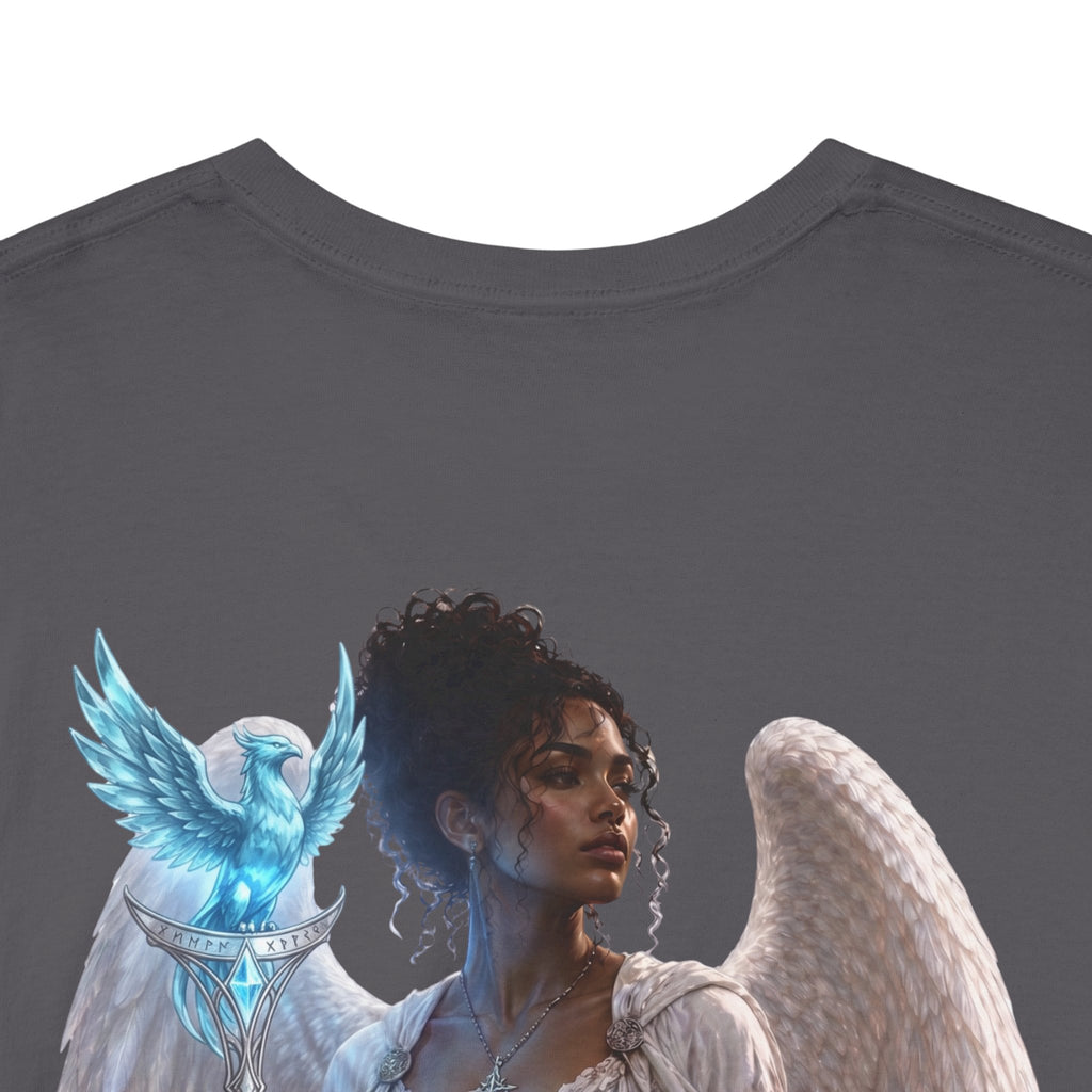The Eternal Wars Graphic Tee – "Cambria" Winged Warrior Shirt