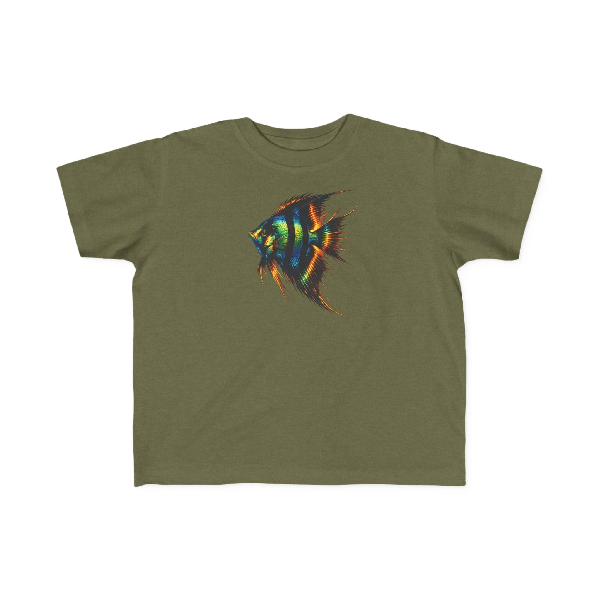 Toddler Fish Tee — Colorful Angelfish Graphic Kids Shirt