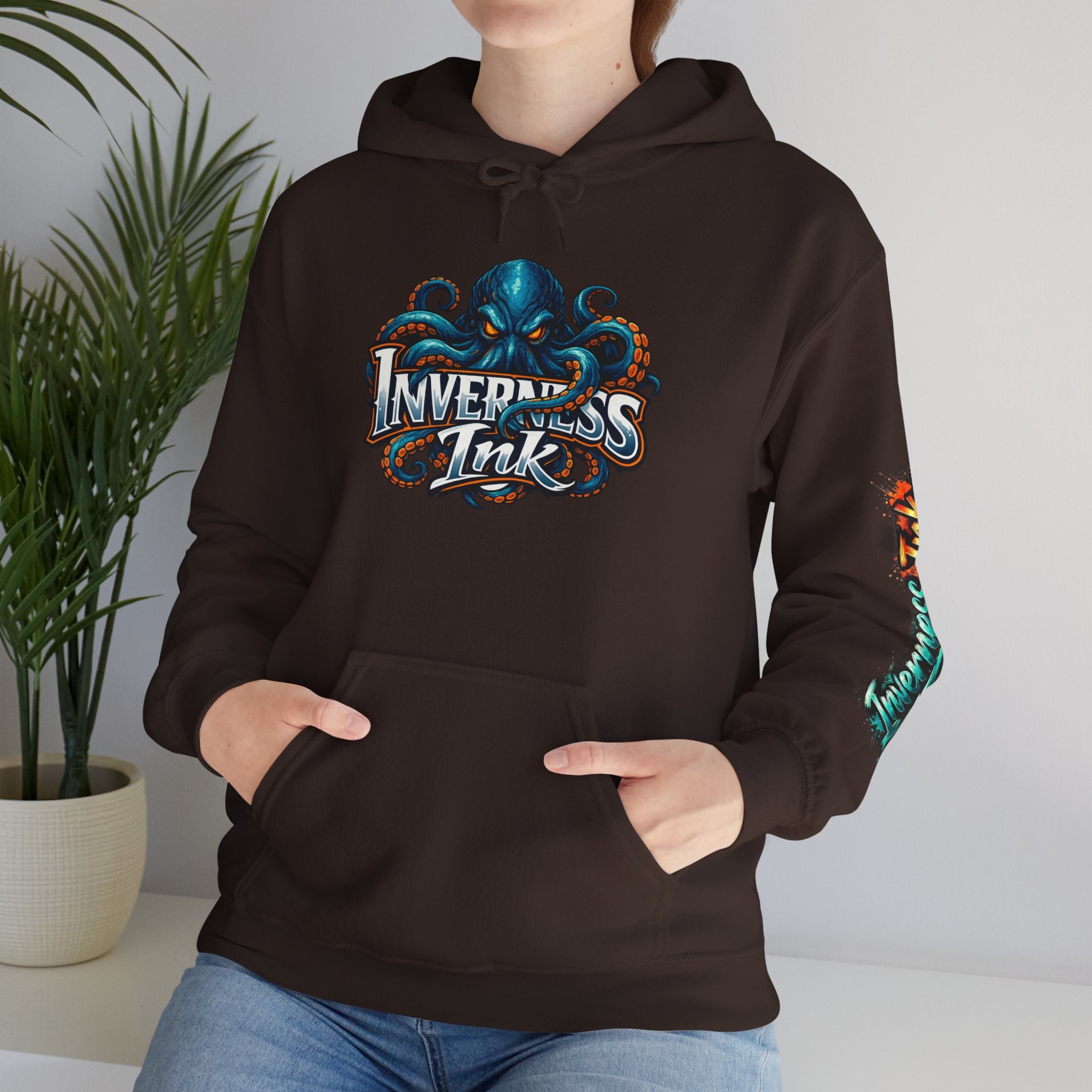 Electric Paint Betta — Artisan Series Hoodie — Inverness Ink Graphic Pullover