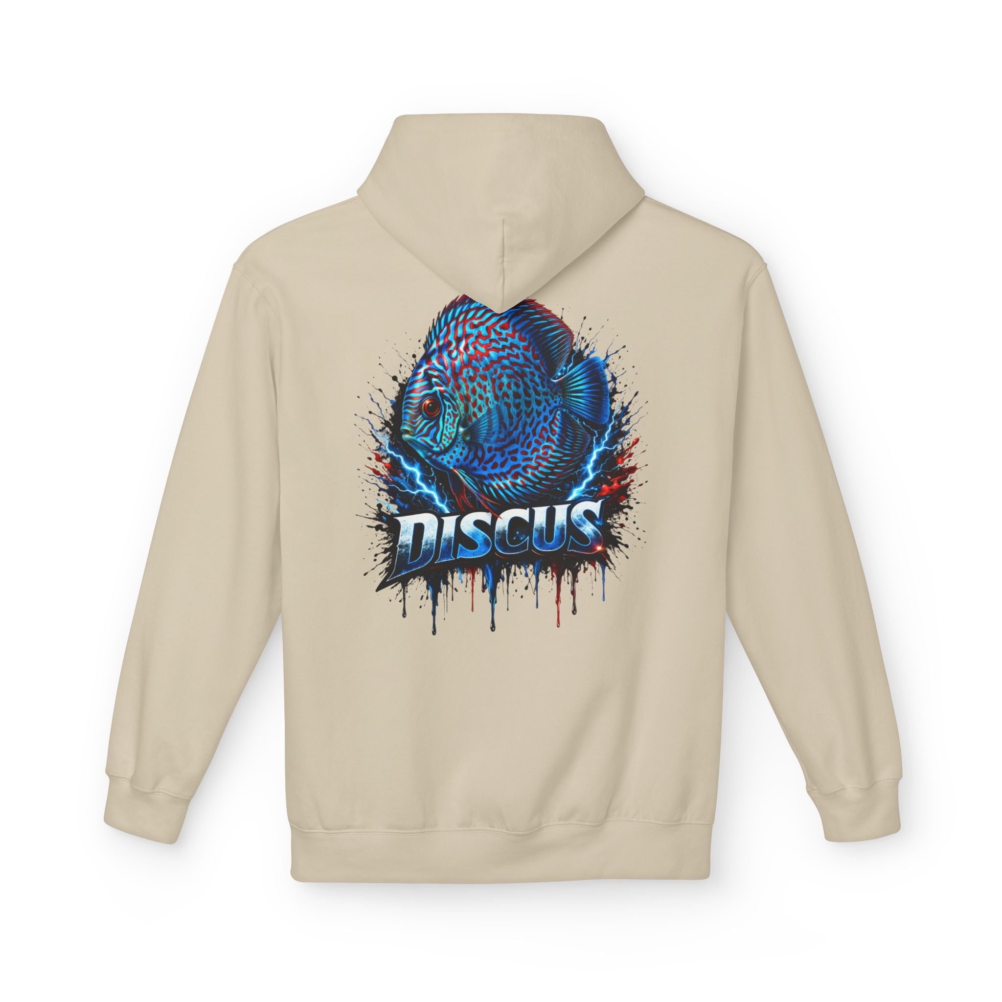Discus Fish Hoodie — Vibrant Aquarium Graphic Pullover