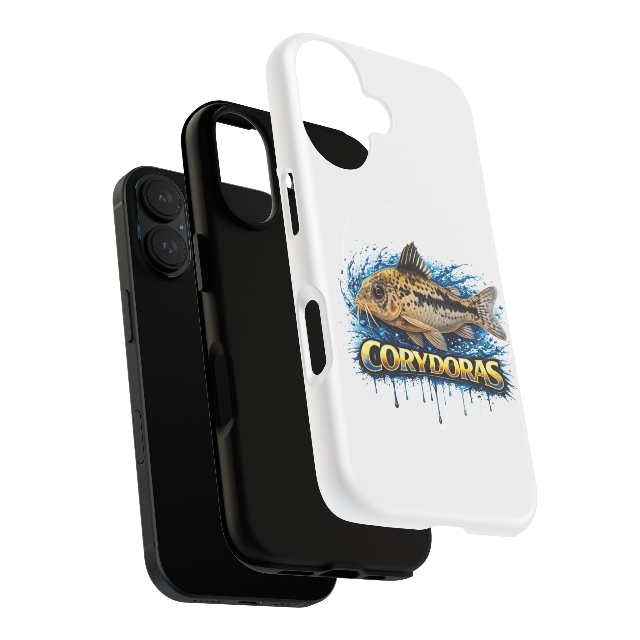 Corydoras Tough Magnetic Phone Case — Protective Fish Aquarium Design