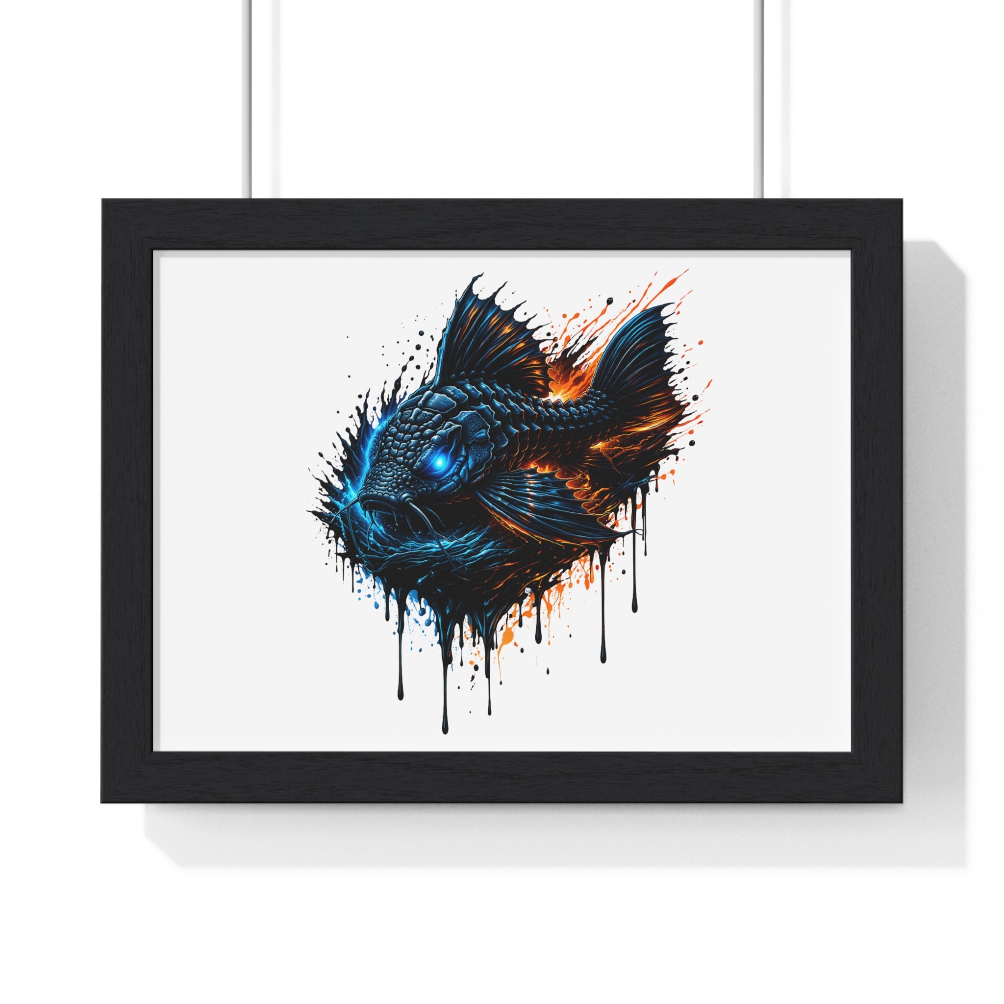 Armored Pleco L-185– Premium Wood-Framed Poster