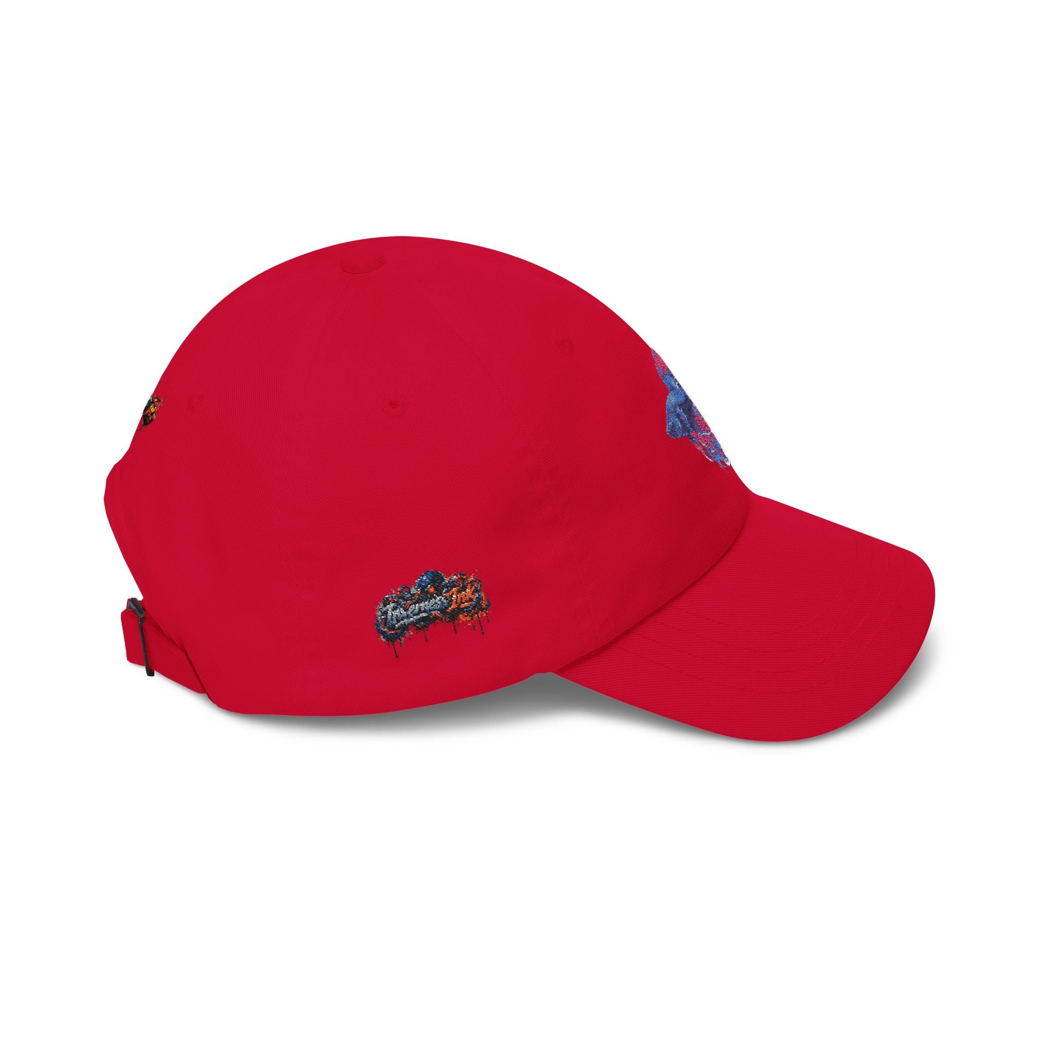 Betta Fish Dad Cap – Embroidered Color Splash Fish Baseball Hat