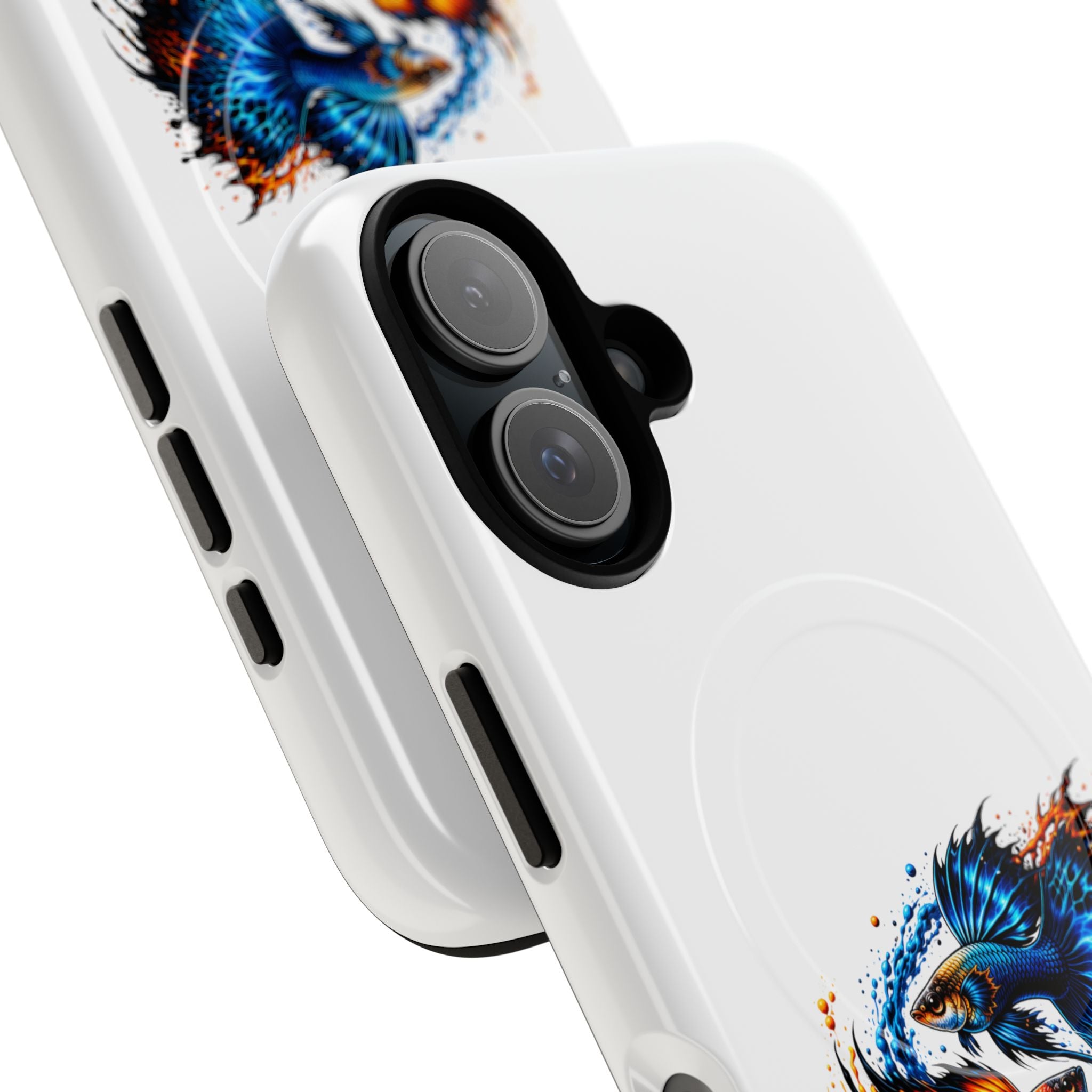 Fire & Ice Guppy – "Neon Flare" Magnetic Impact Case