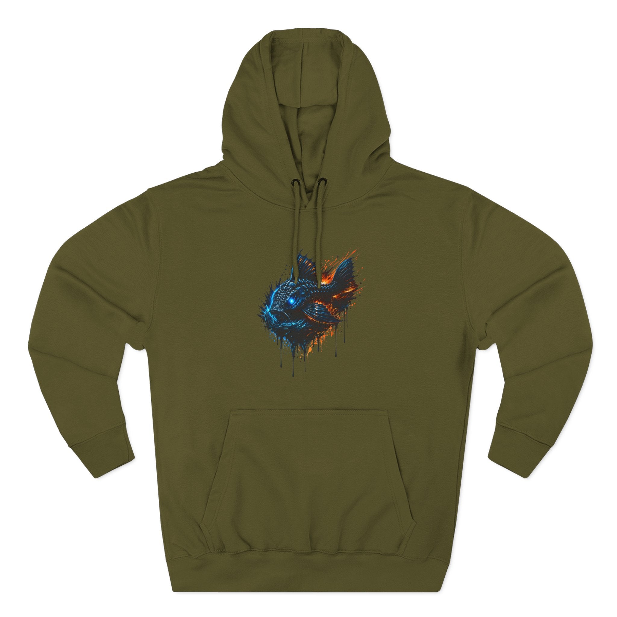 Armored Pleco L-185 – Premium Fleece Hooded Sweatshirt