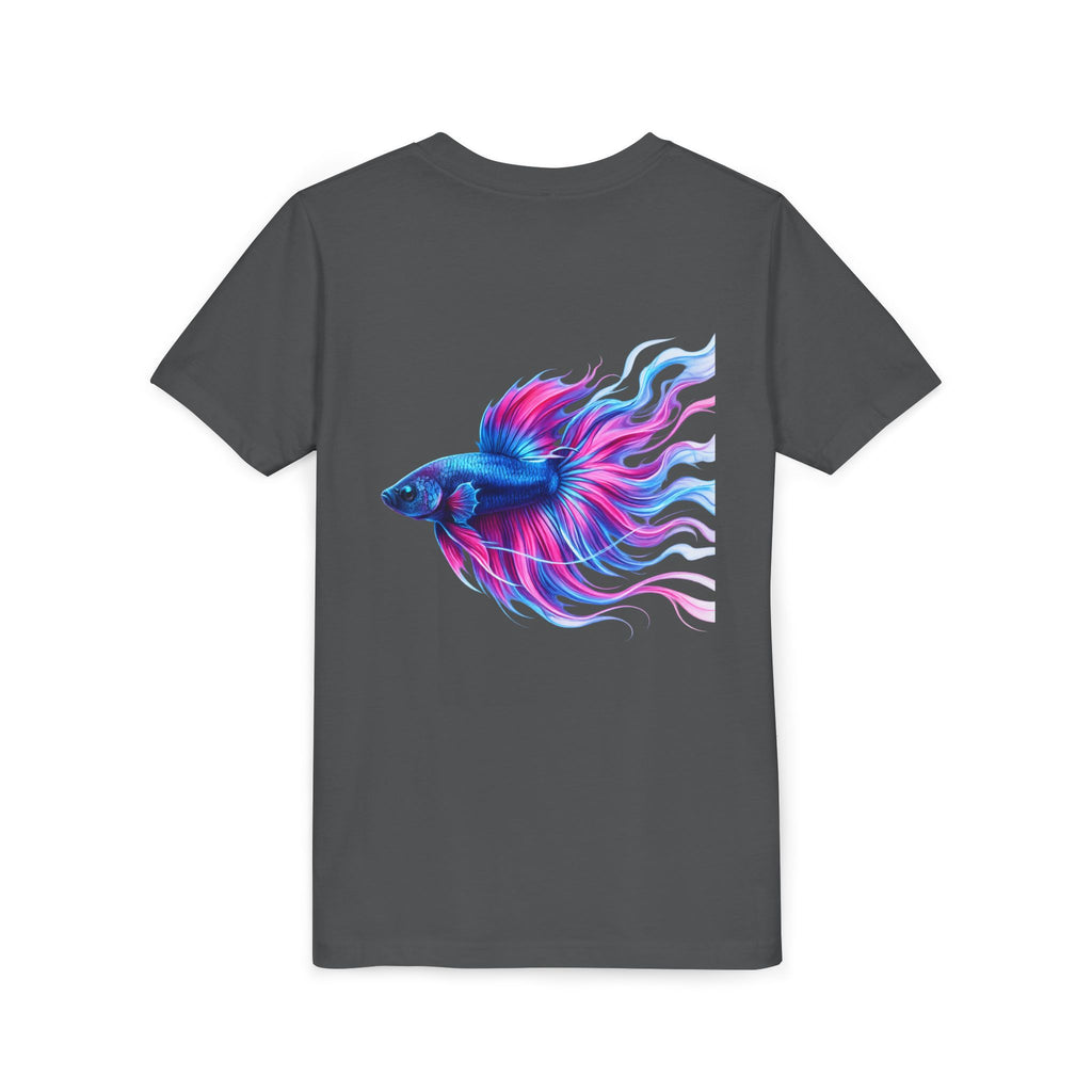 Youth Tee - Colorful Betta Fish Graphic Shirt