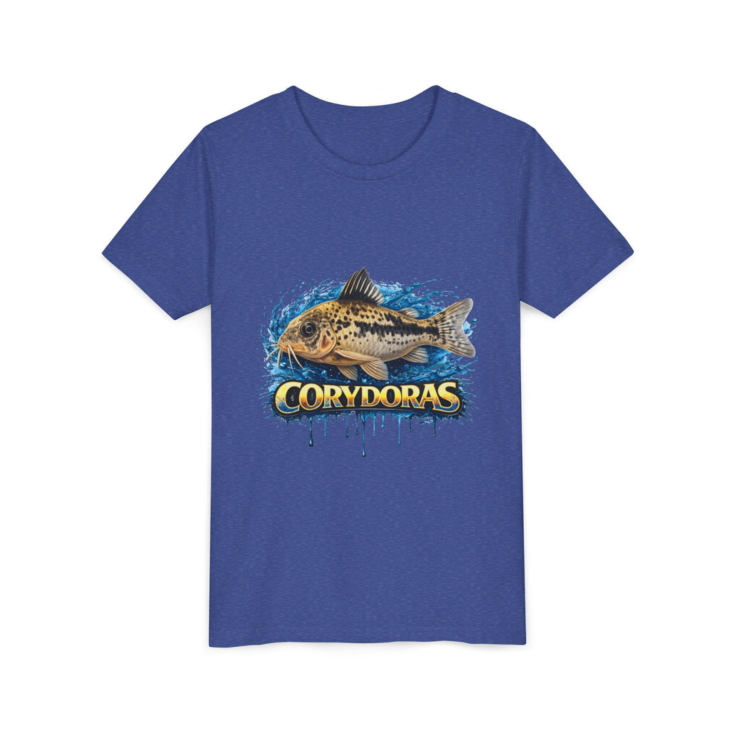 Corydoras Fish Youth Tee – Cute Aquarium Catfish Graphic Shirt