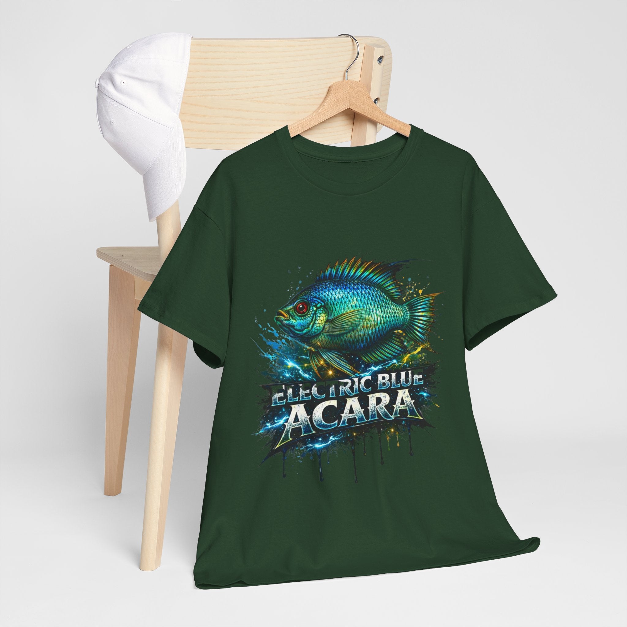 Electric Blue Acara – Premium Graphic Tee