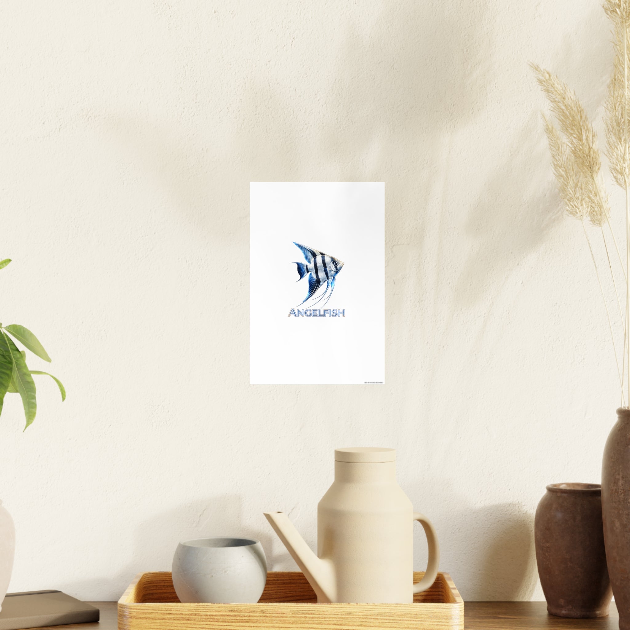 Angelfish – Premium Satin Photo Art Poster