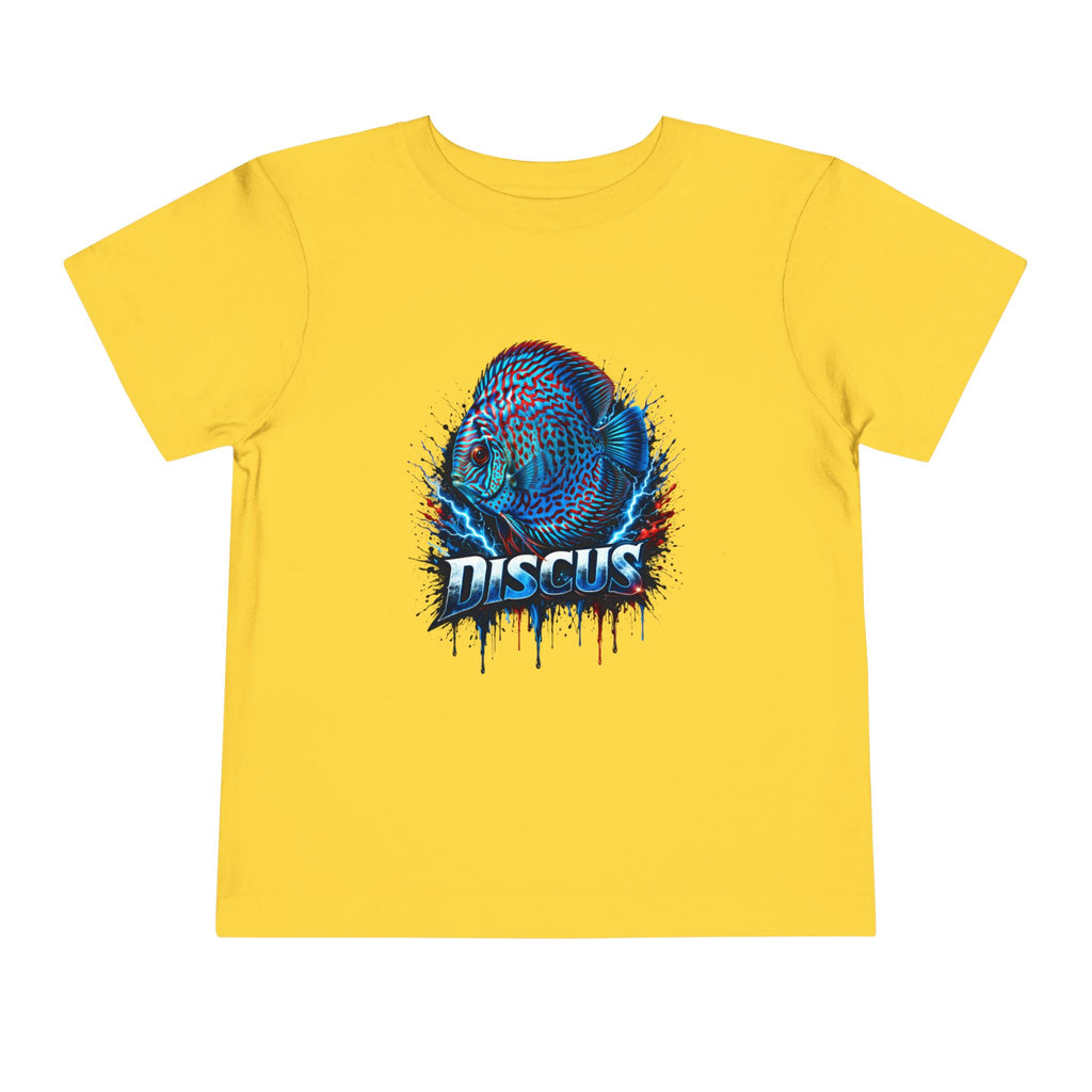 Toddler Tee - Colorful Discus Fish Graphic "Discus"