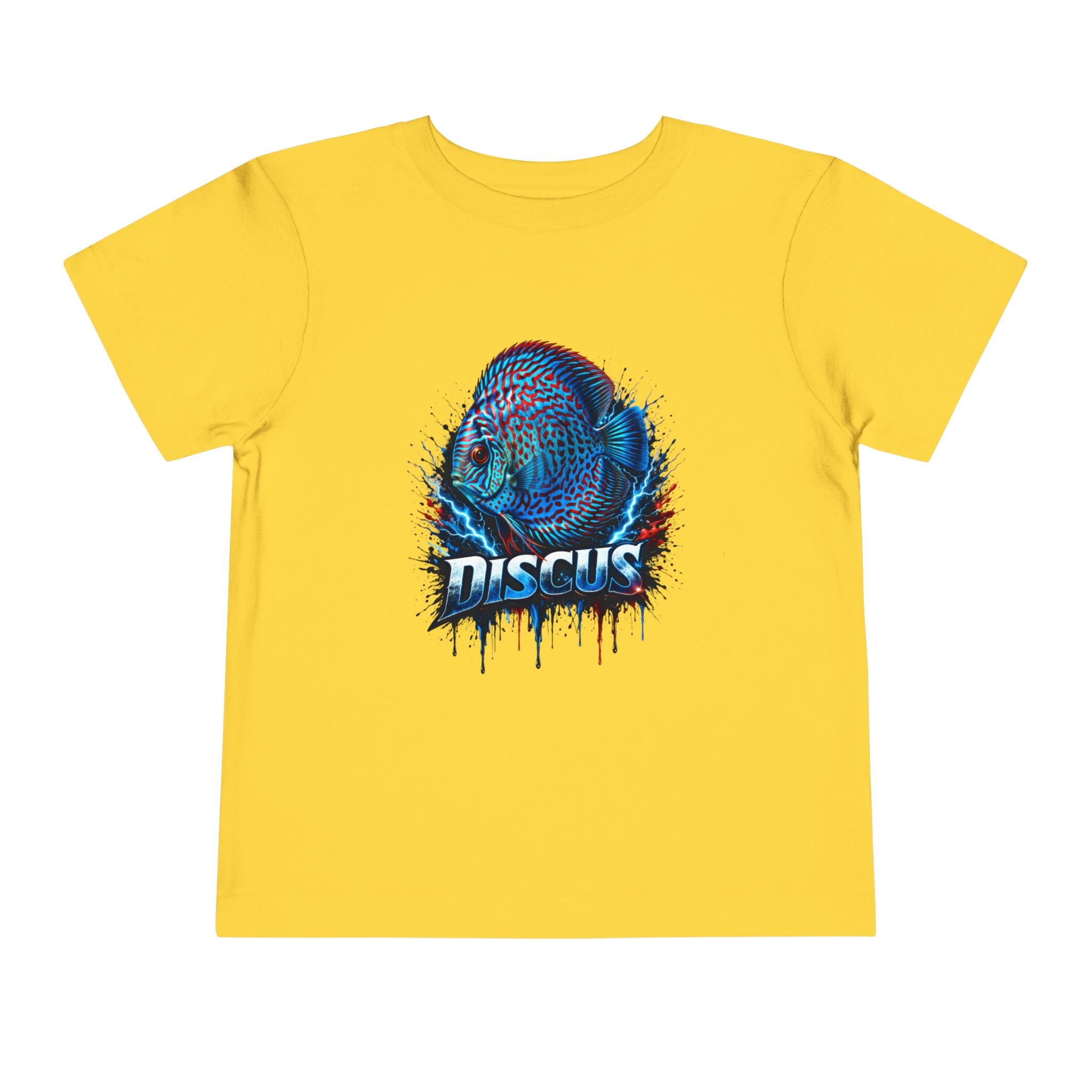 Toddler Tee - Colorful Discus Fish Graphic "Discus"