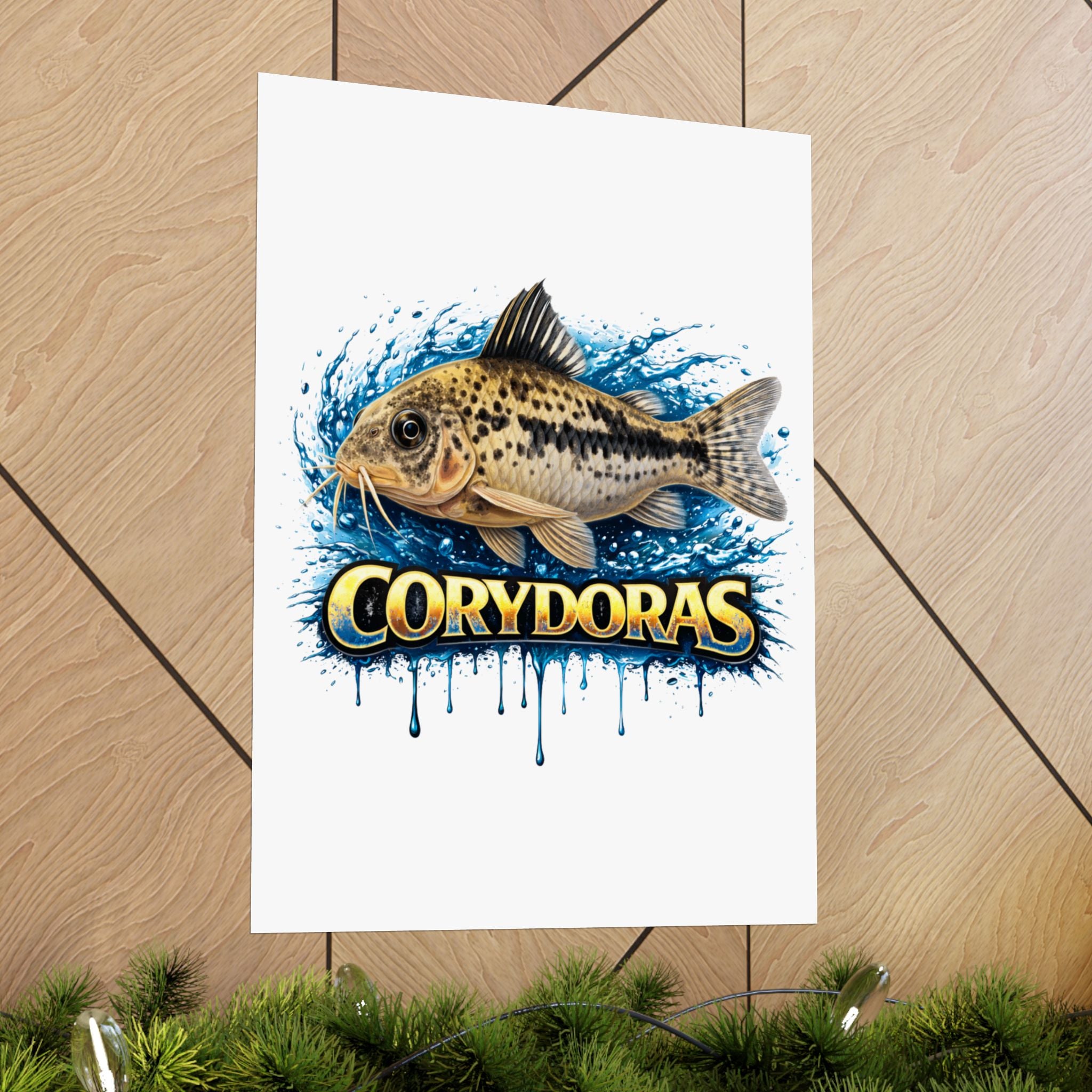 Corydoras Fish Matte Poster — Aquarium Lover Wall Art