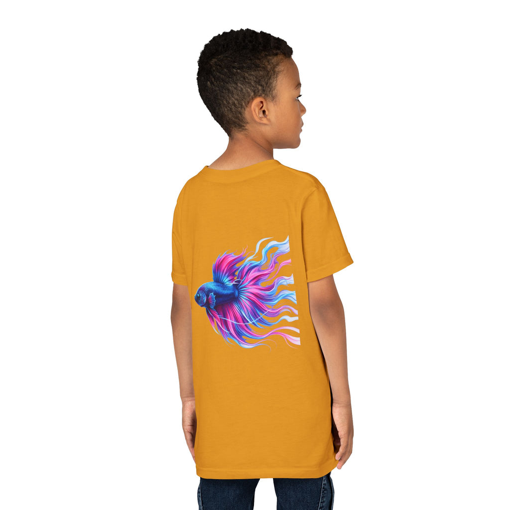 Youth Tee - Colorful Betta Fish Graphic Shirt