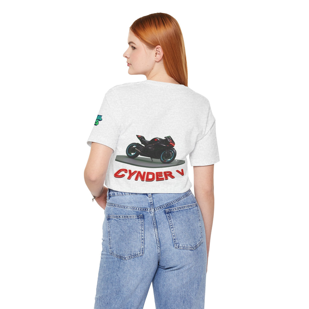 The Eternal Wars Motorcycle Tee — Cynder V Sportbike Graphic Shirt