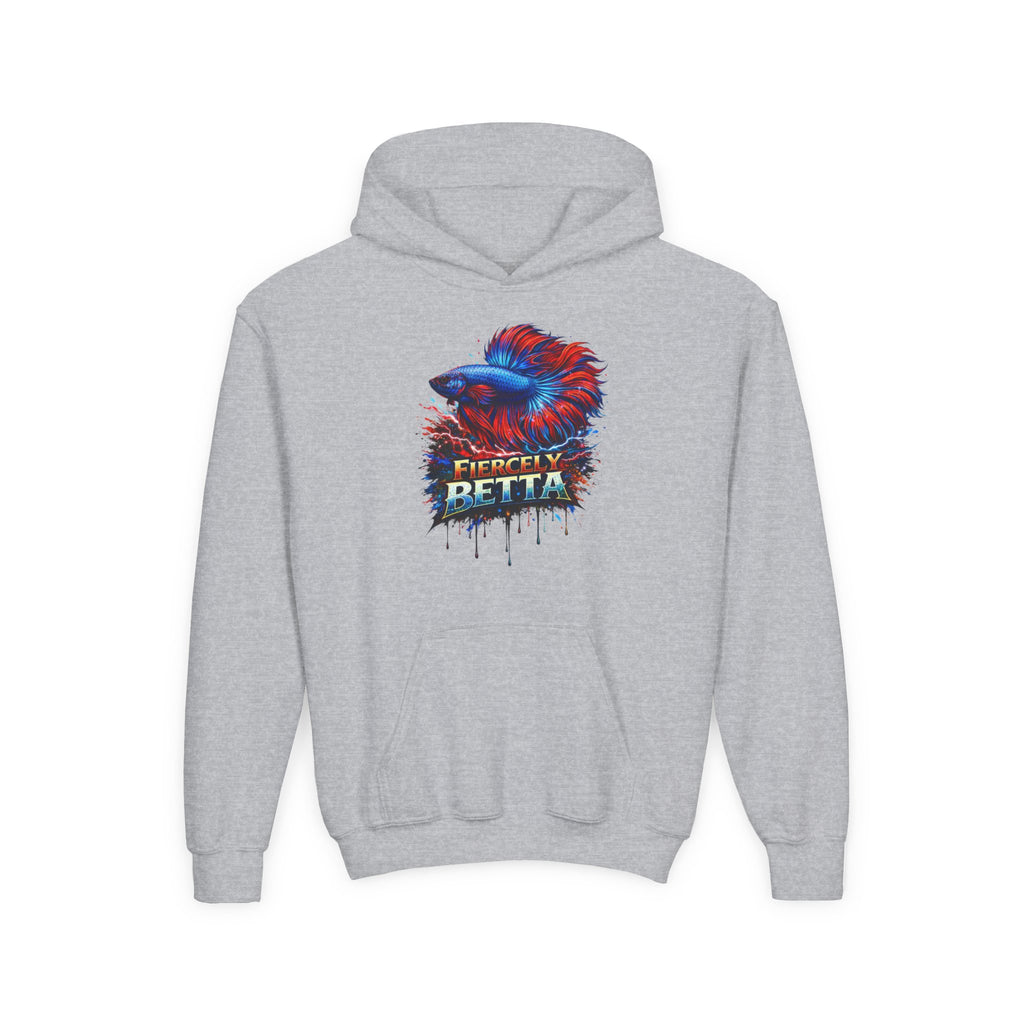 Fiercely Betta – Kids "Neon Flare" Fleece Hoodie